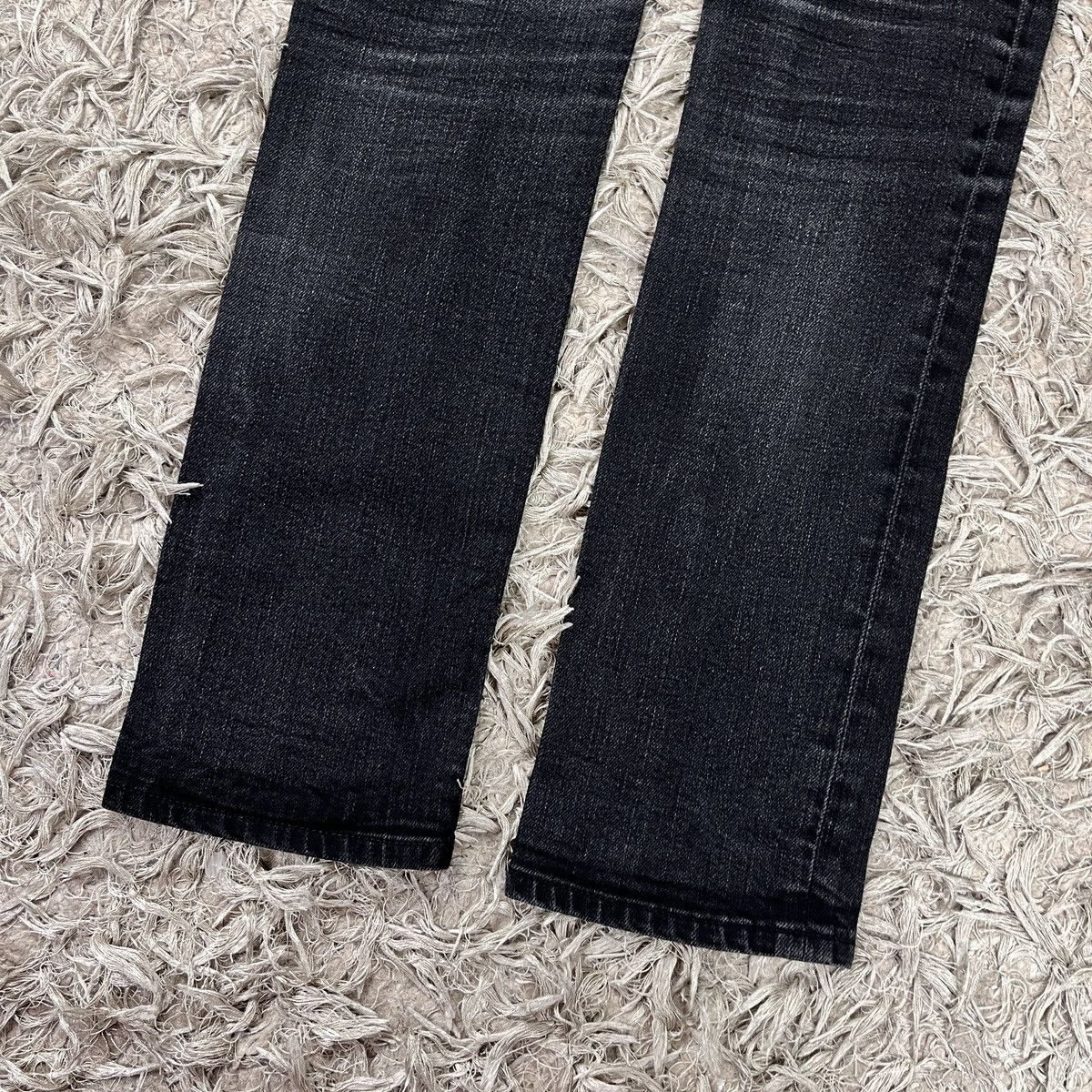 Acne Studios Skinny Black Faded Jeans Acne Studios Avant Garde 90s Y2k Size 24" / US 00 / IT 34 - 3 Thumbnail