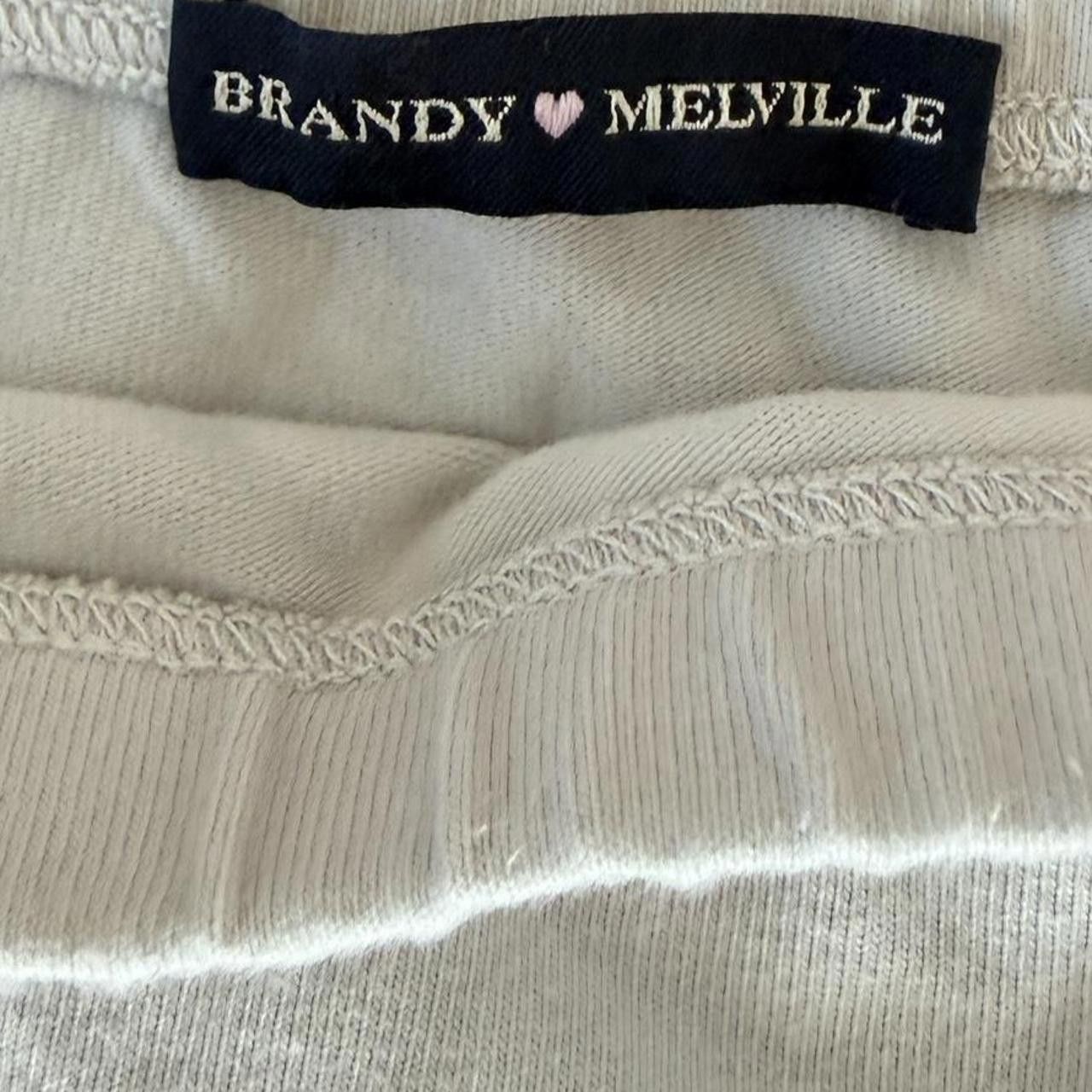 Brandy Melville Brandy Melville Women's white cream Shorts Size US 26 / EU 42 - 2 Thumbnail