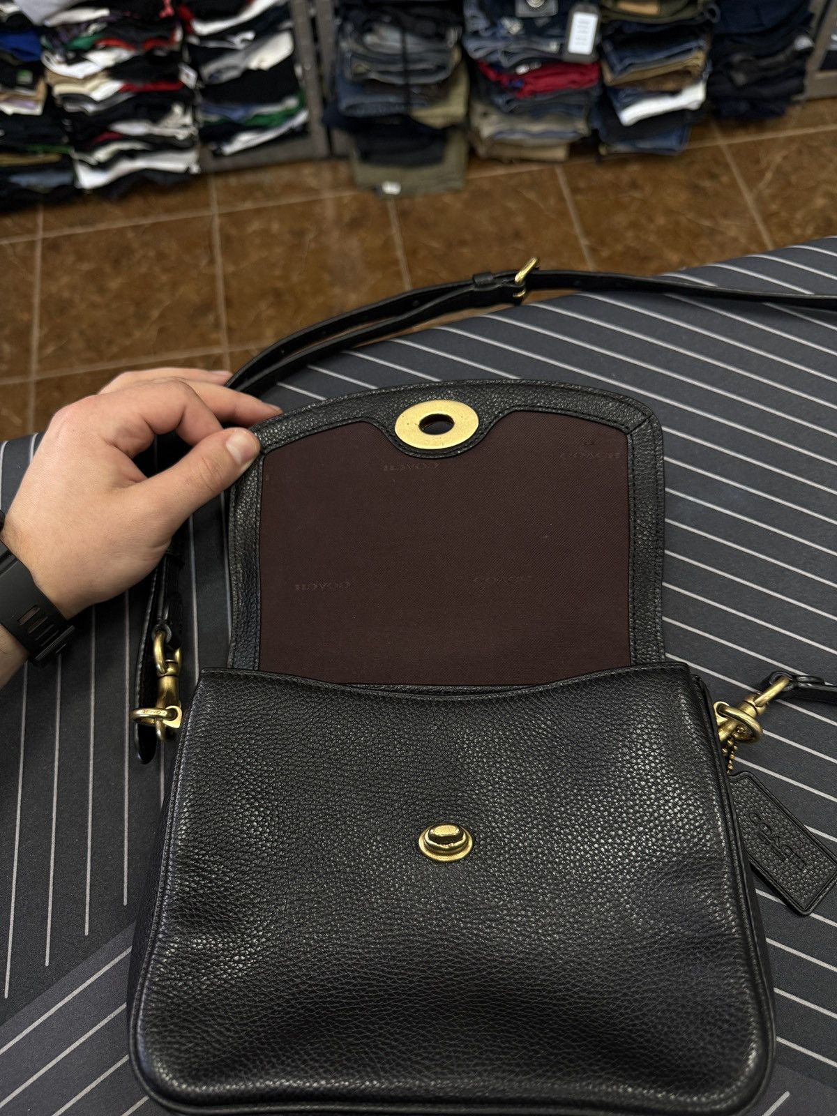 Coach 🇮🇹 Coach Cassie Crossbody Leather Bag Luxury Rare Size ONE SIZE - 4 Thumbnail