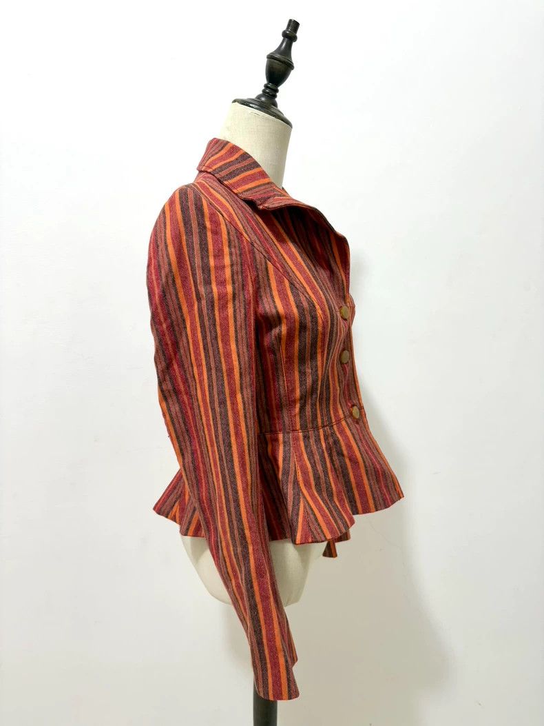 Vivienne Westwood Vivienne Westwood Orange striped waistcoat Size XS / US 0-2 / IT 36-38 - 3 Thumbnail