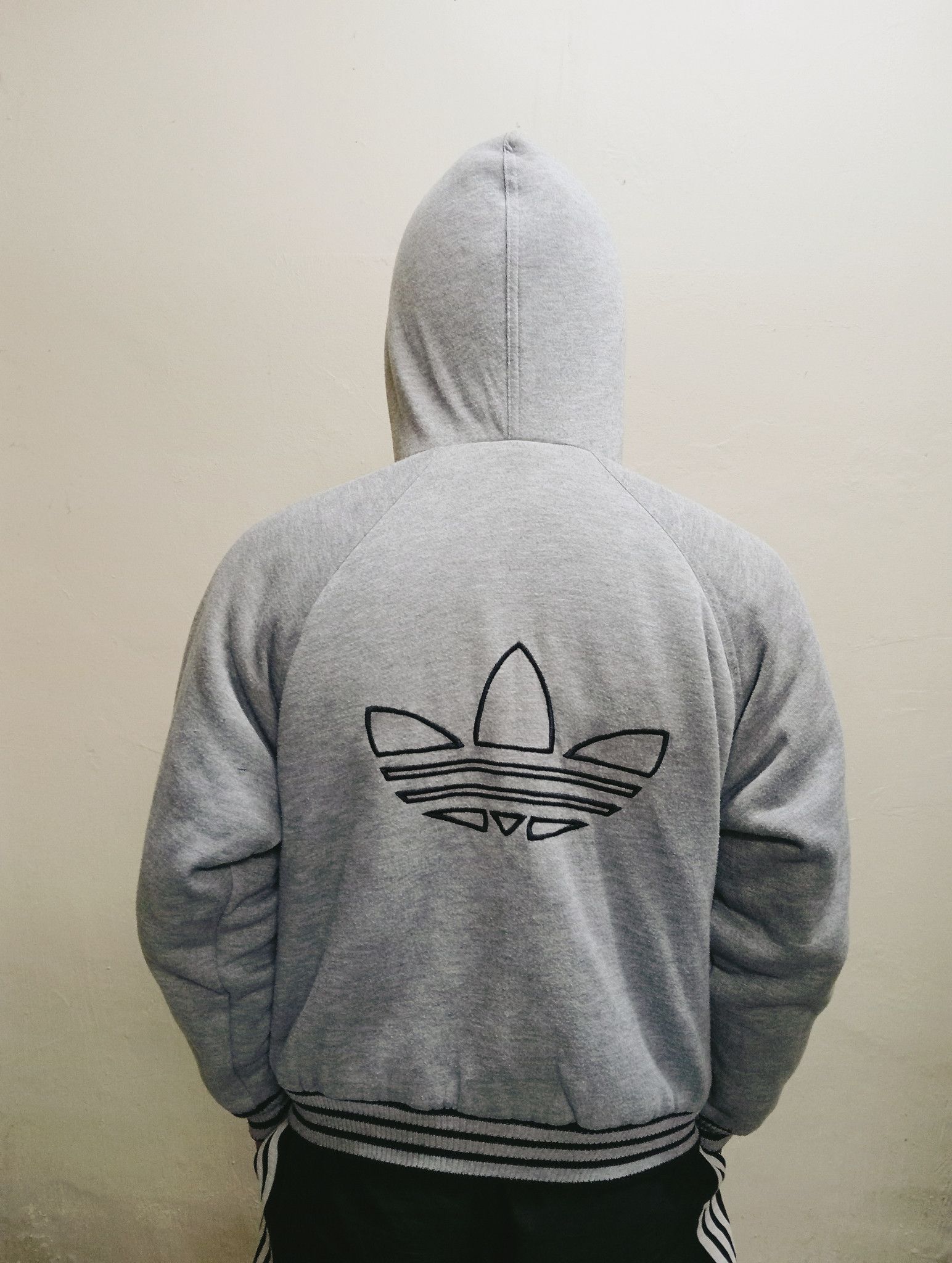 Adidas Vintage Adidas Reversible Hooded Jacket Size US S / EU 44-46 / 1 - 9 Thumbnail