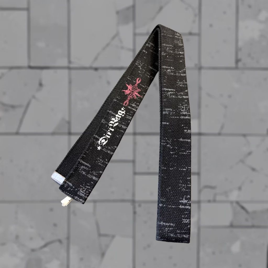 Oakley × Vintage Vintage y2k Oakley Skull Belt Silver Black | Grailed