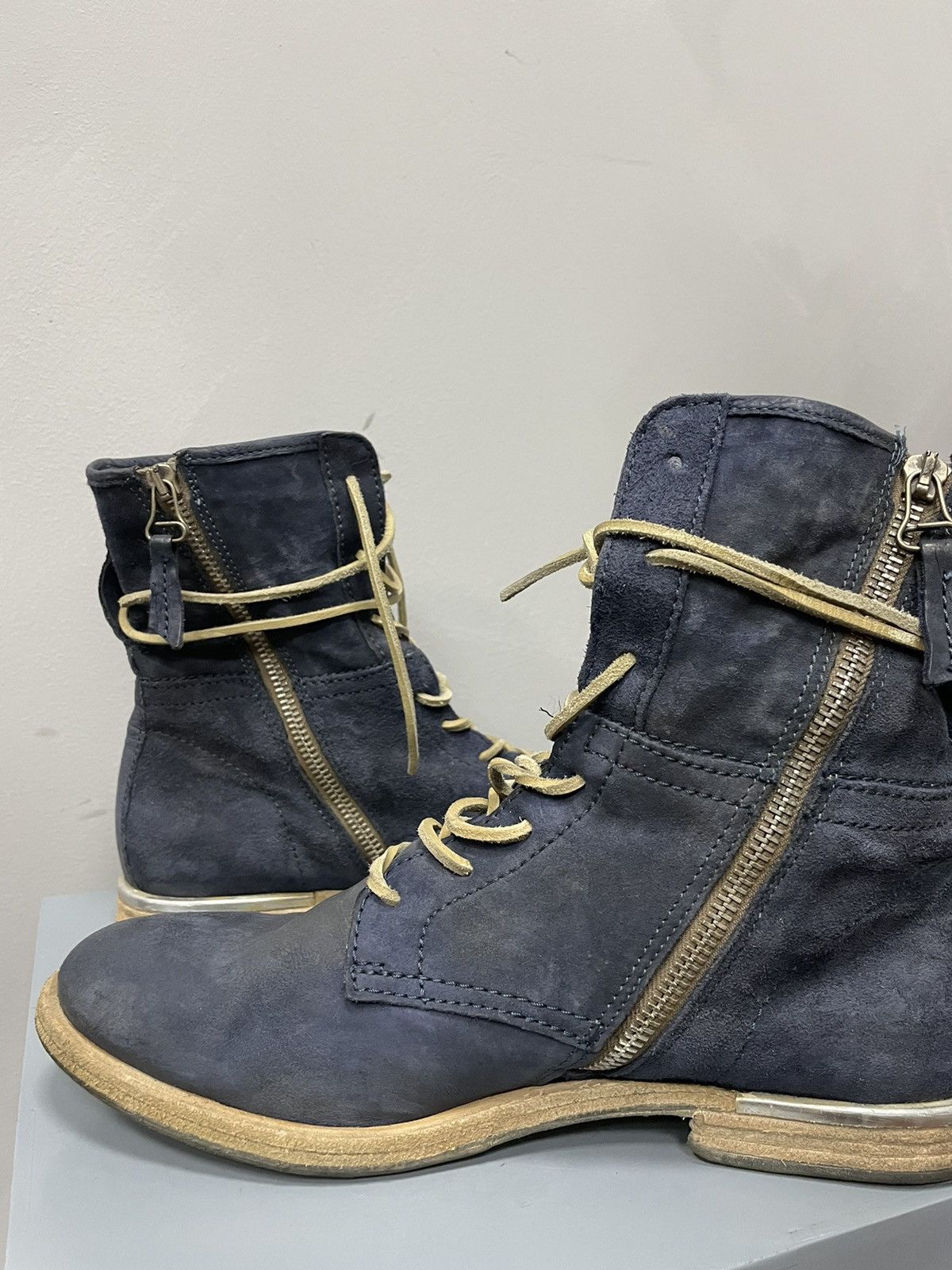 A.S.98 × Dirk Bikkembergs RARE AS 98 boots Vintage Ankle Boots Rick 1 Owens Vibe Size US 7.5 / EU 40-41 - 7 Thumbnail