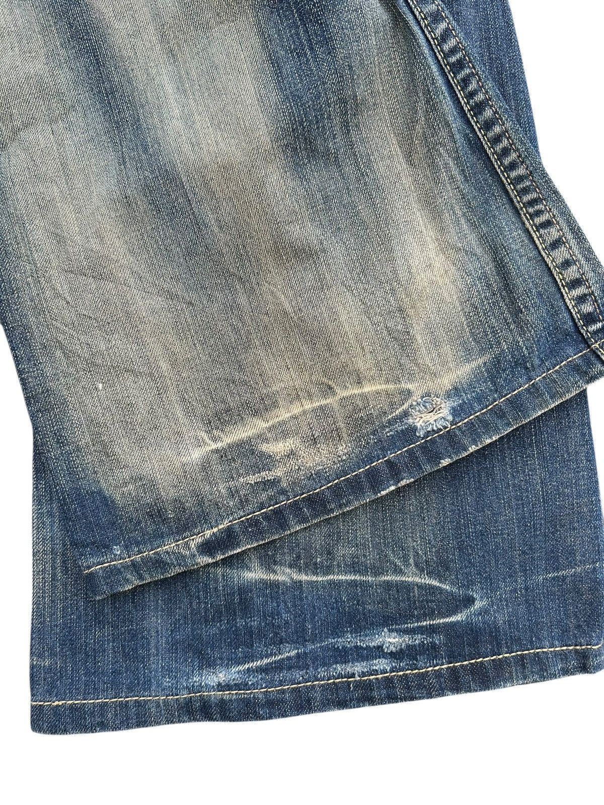 Kapital × Undercover × Vintage Flare Japanese Drive Jeans Sunfaded Denim Jeans Size US 31 - 7 Thumbnail
