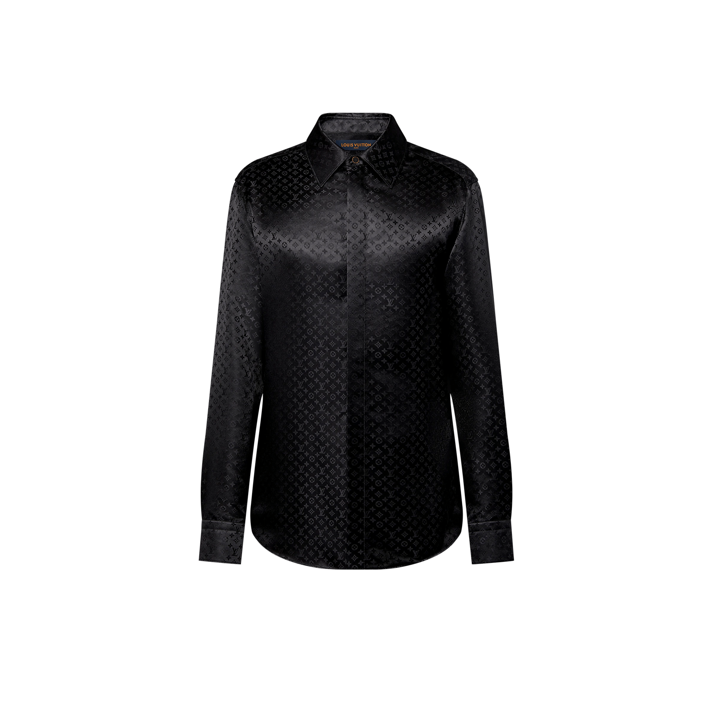 Louis Vuitton Monogram Long-Sleeved Silk Shirt Size US XS / EU 42 / 0 - 1 Thumbnail