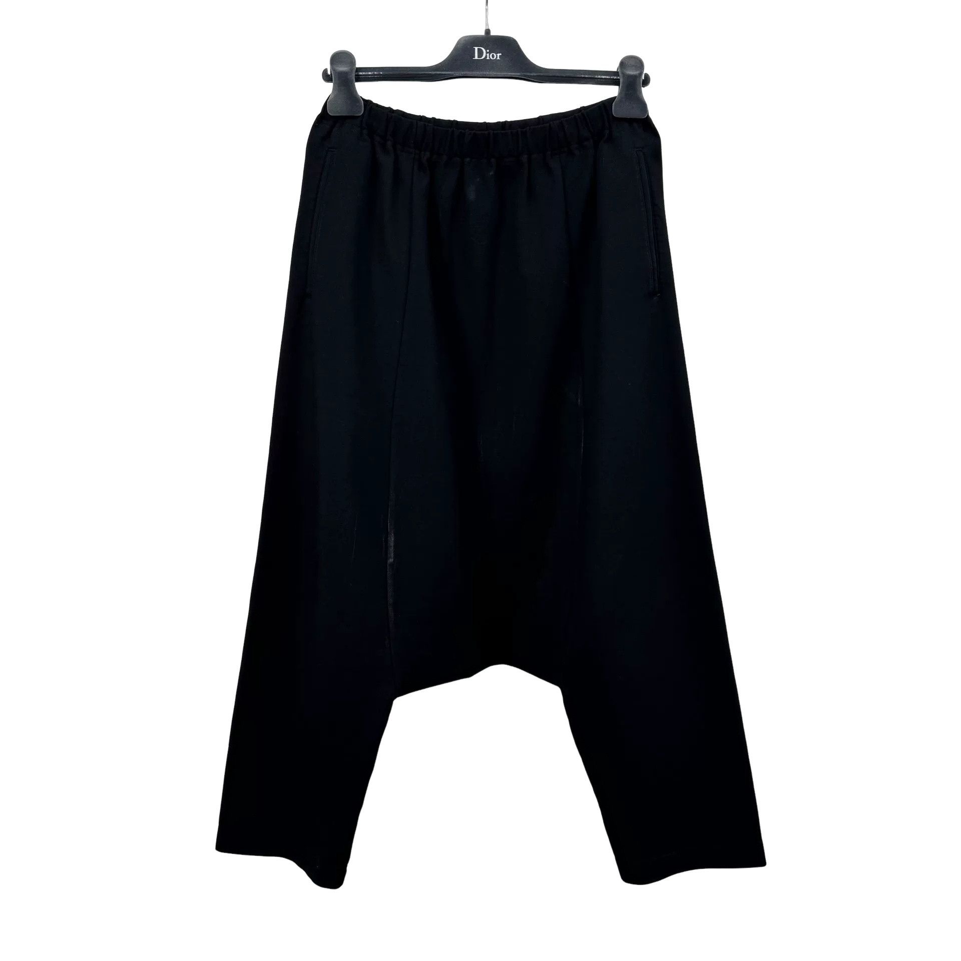 Comme des Garcons Comme des Garcons Black Drop Crotch Pants Size M Size US 32 / EU 48 - 1 Thumbnail