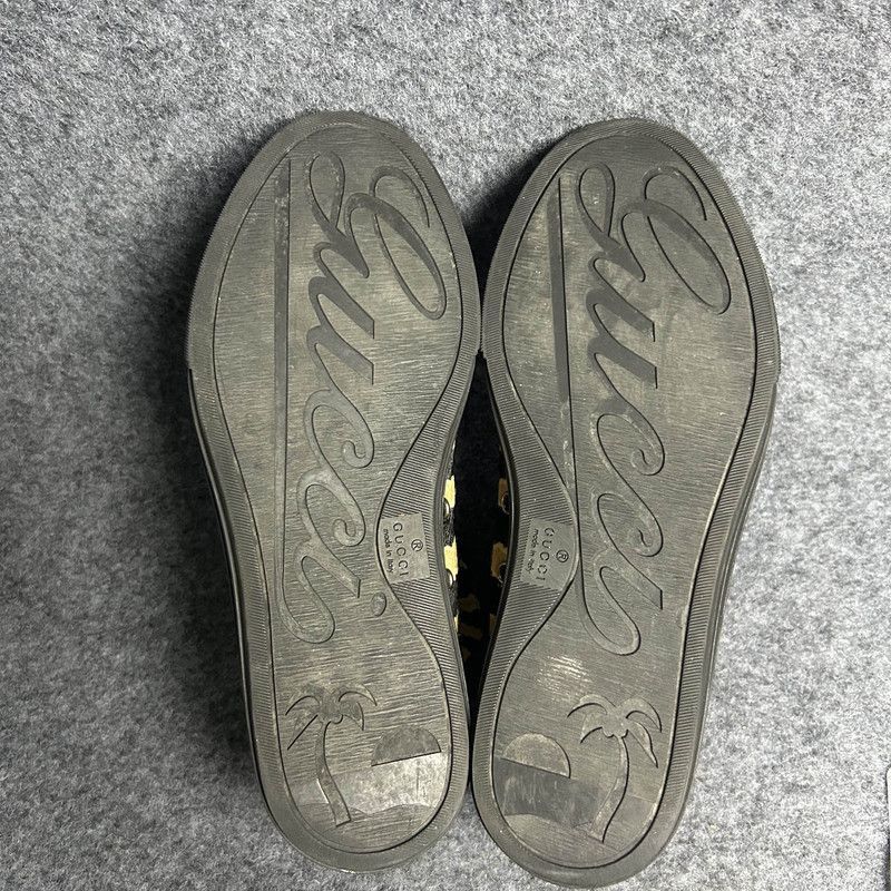 Gucci Gucci Black and Yellow Casual Sneakers Size US 8 / EU 41 - 4 Thumbnail