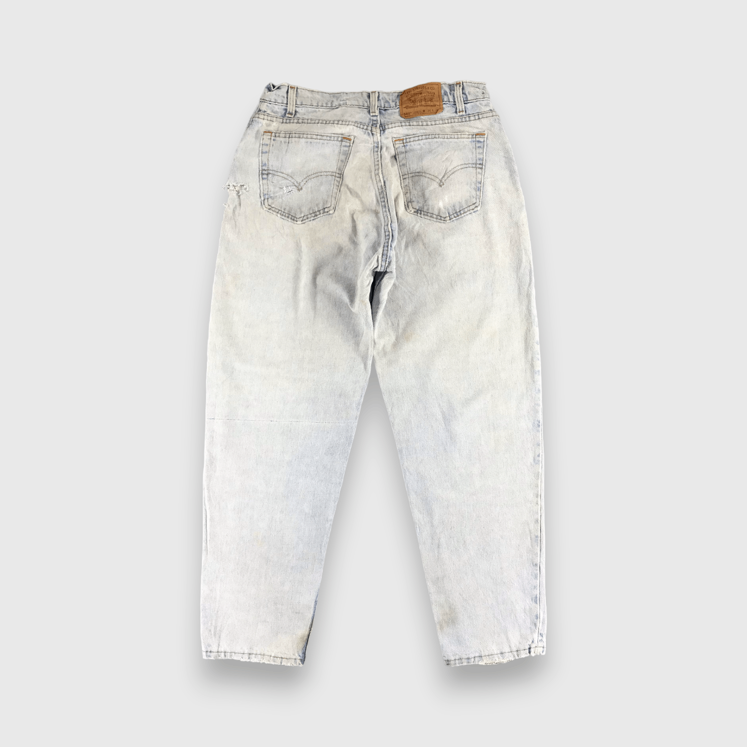 Levi's Vintage Levis 560 Jeans Dirty Light Wash Denim -J515 Size US 34 / EU 50 - 2 Thumbnail