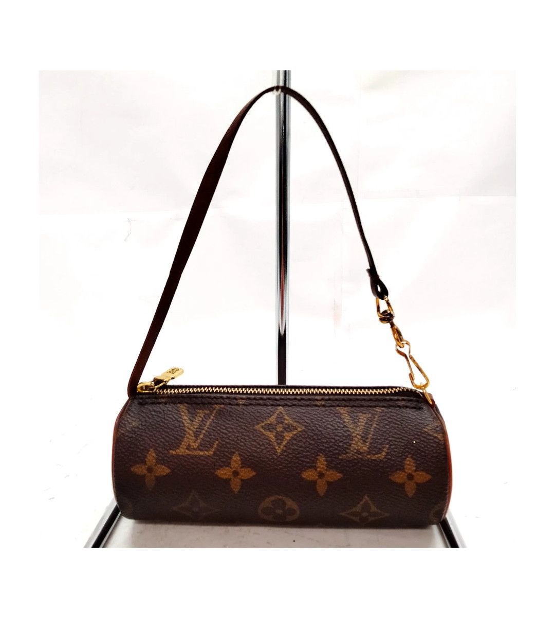 Authentic Louis Vuitton Monogram Mini Papillon Bag in Brown, Women's
