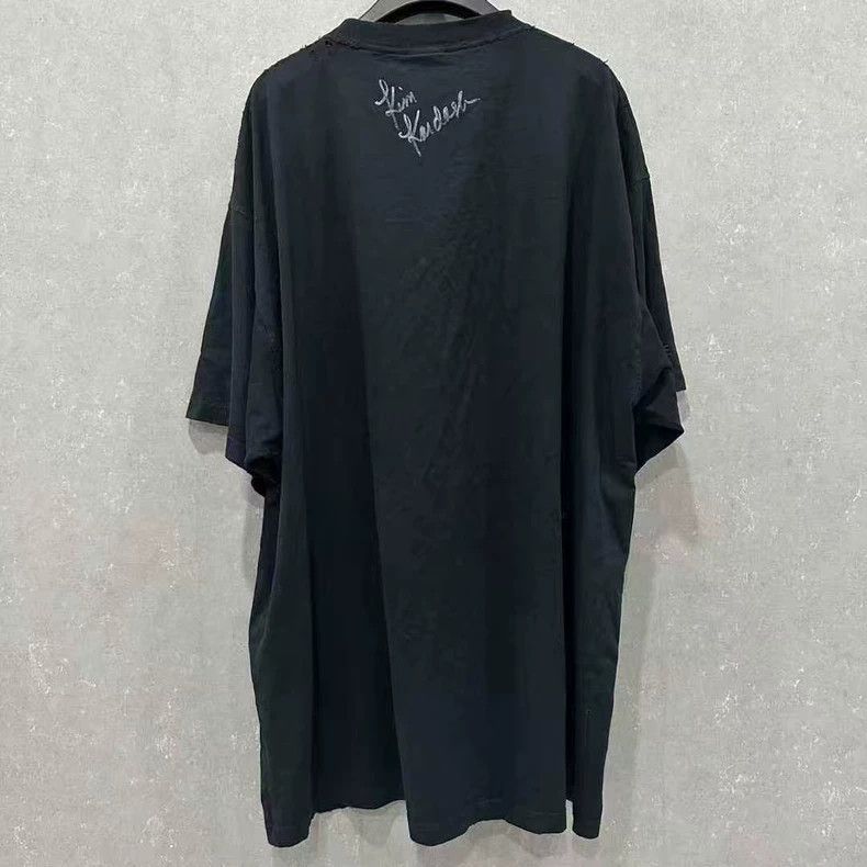 Balenciaga Balenciaga Kardashian Portrait Photo Short Sleeve Size US XL / EU 56 / 4 - 2 Thumbnail