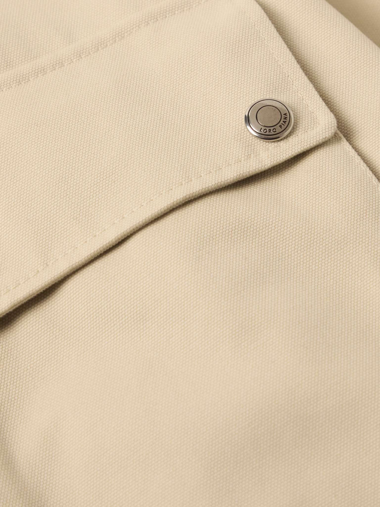Loro Piana o1srvl11e0725 Toei Cotton Jacket in Beige Size US S / EU 44-46 / 1 - 3 Thumbnail