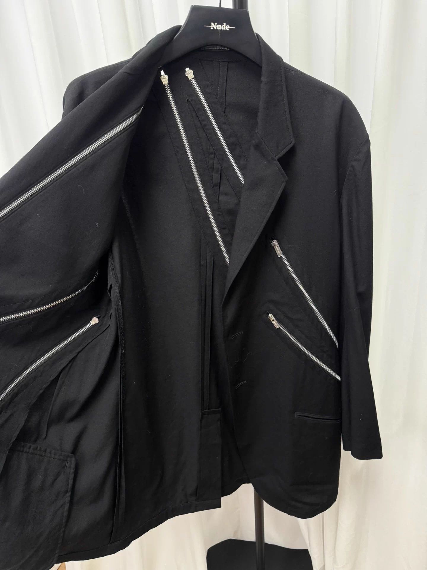 Yohji Yamamoto Yohji Yamamoto pour homme Zipper Wool Suit Size US L / EU 52-54 / 3 - 5 Thumbnail
