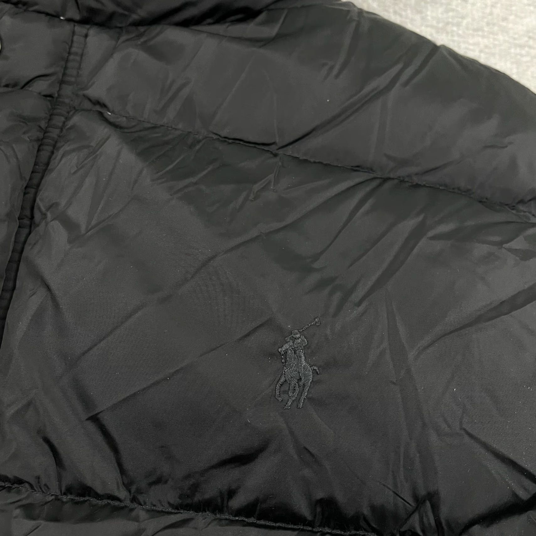 Polo Ralph Lauren Polo Ralph Lauren Down Vest Men 2XL Black Quilted Puffer Zip Snap Regular Fit Mid-Length Outdoor Retro Mens Size US XXL / EU 58 / 5 - 3 Thumbnail