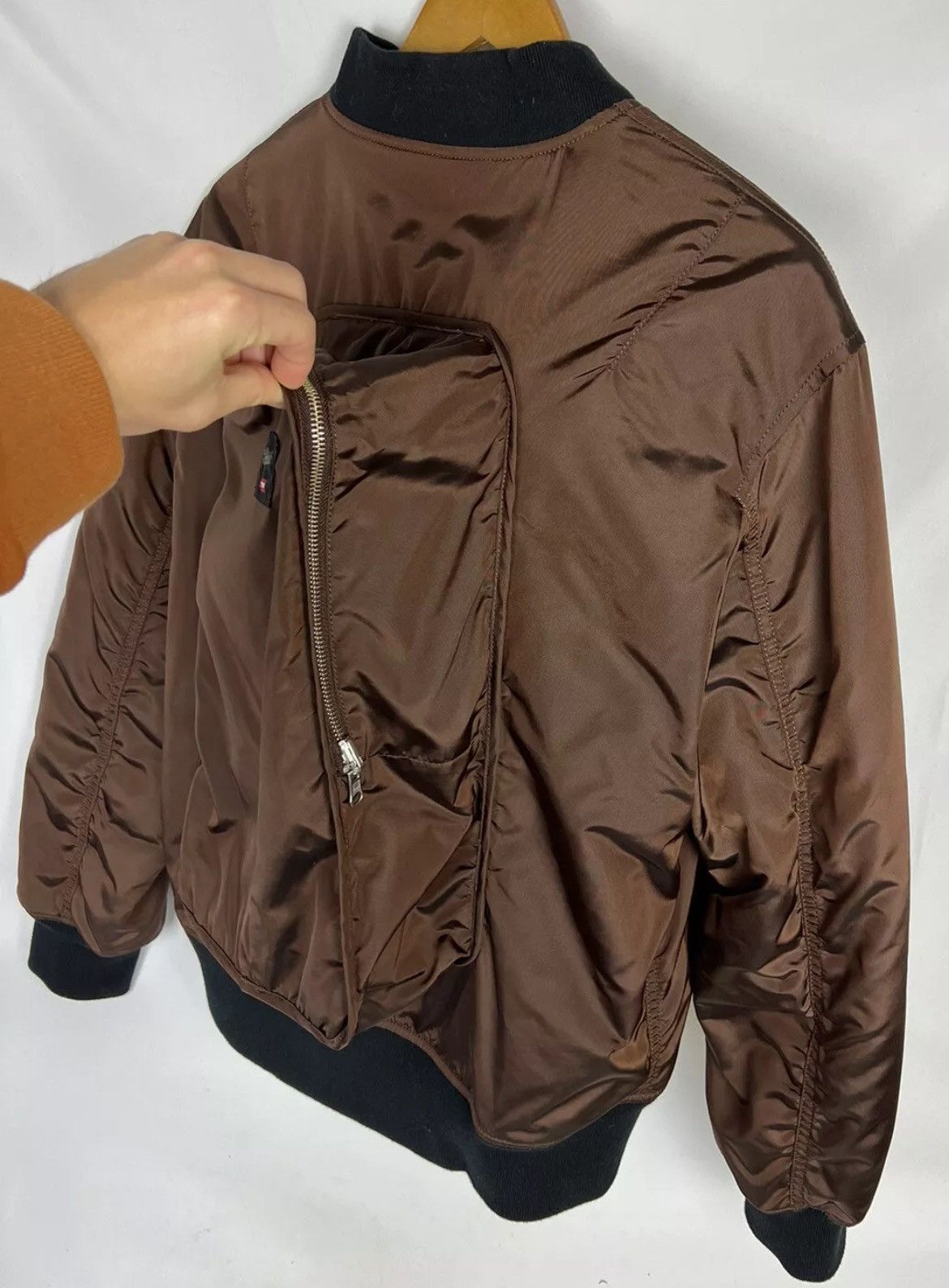Supreme x JPG Reversible Backpack MA-1 Bomber Sz M