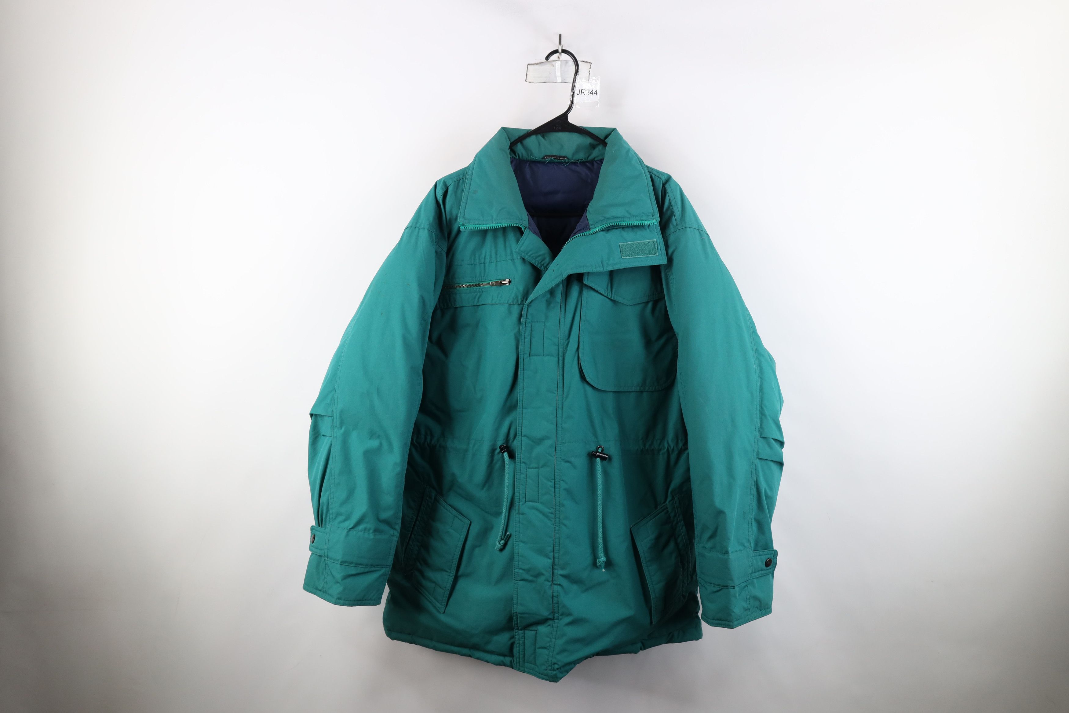 Vintage Vintage 90s Streetwear Down Insulated Puffer Jacket Green Size US XL / EU 56 / 4 - 1 Thumbnail