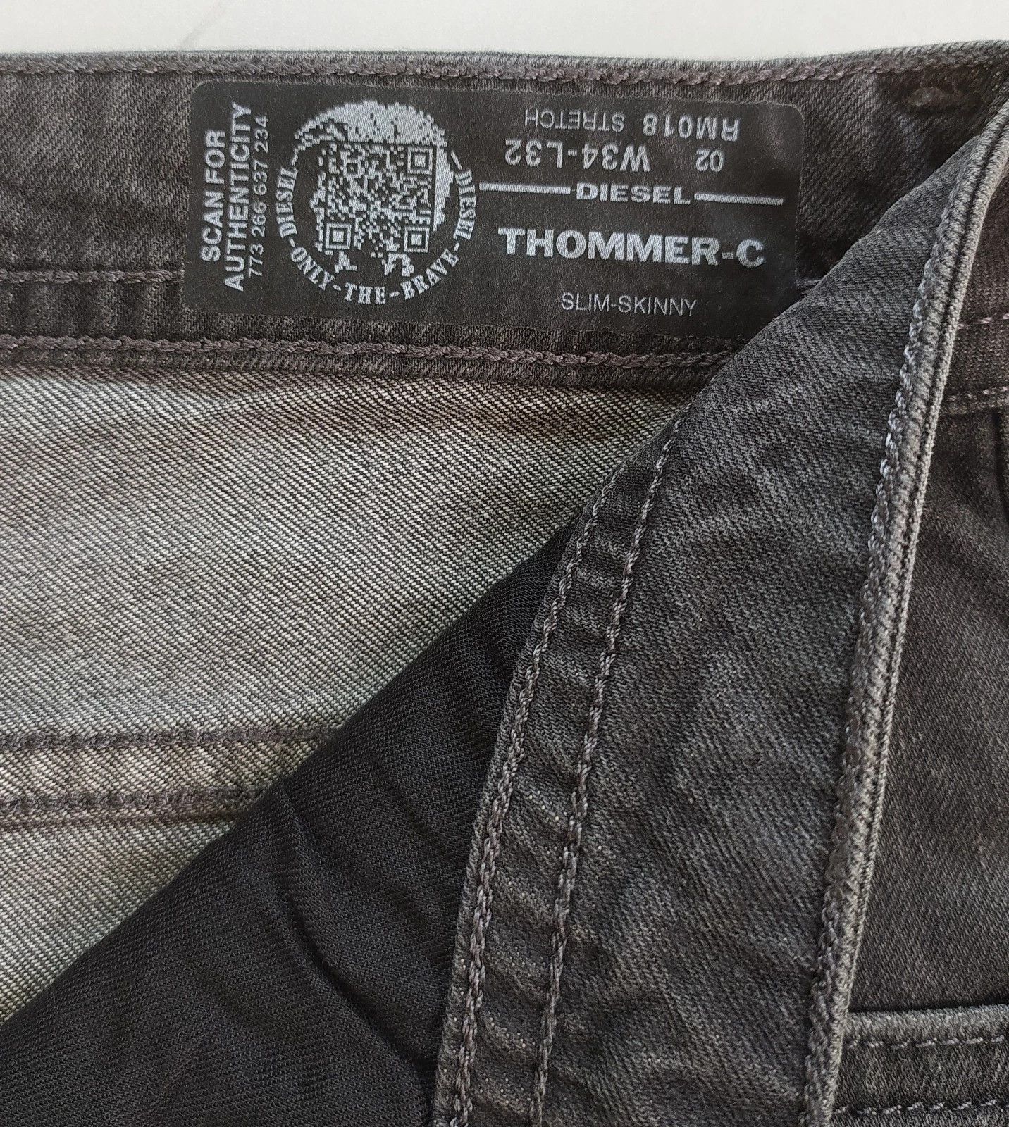 Diesel Diesel THOMMER-C L.32 MENS JEANS T/9795 Size US 34 / EU 50 - 7 Thumbnail