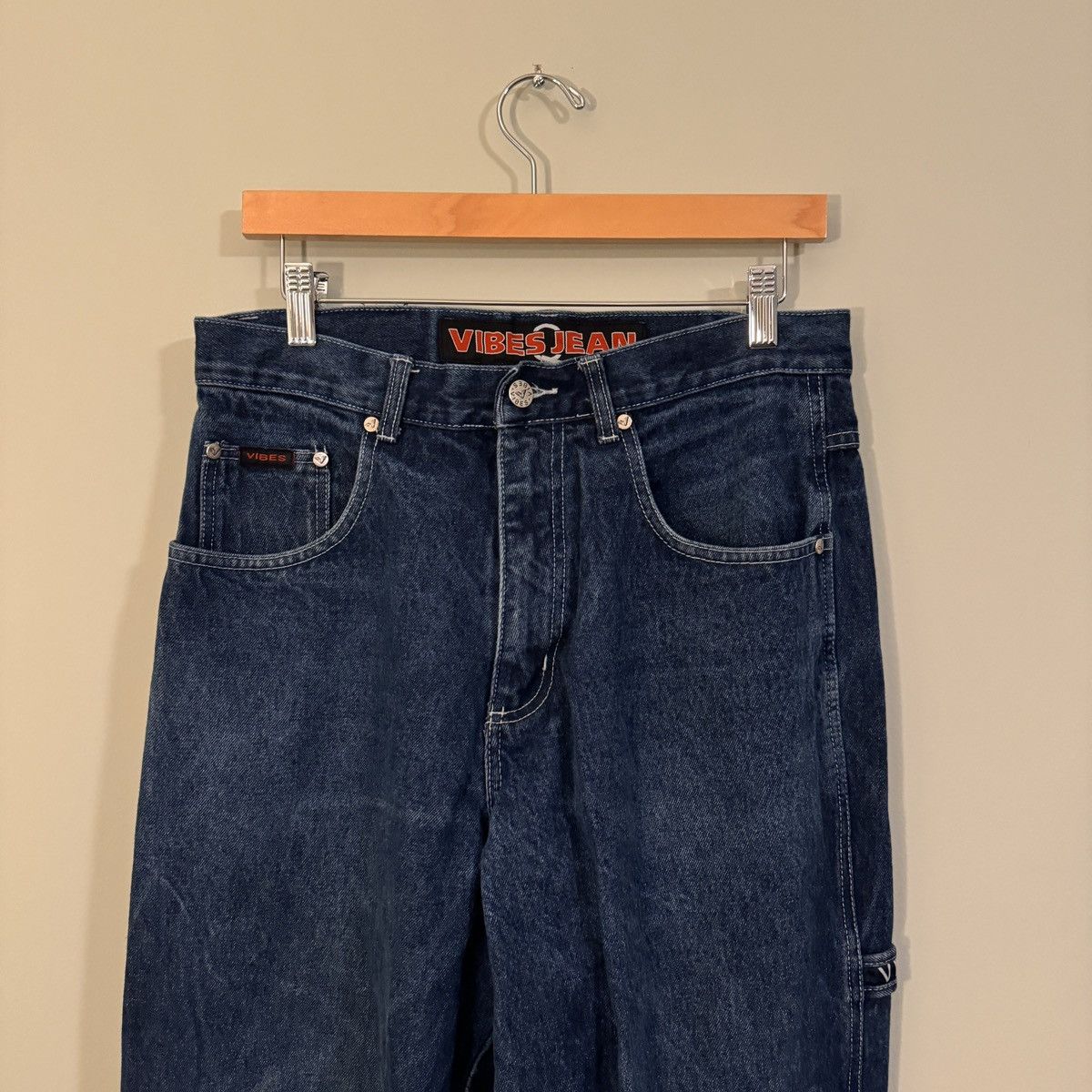 Vintage VINTAGE Y2K BAGGY DENIM BLUE VIBES SKATER JEANS JNCO STYLE Size US 32 / EU 48 - 3 Thumbnail