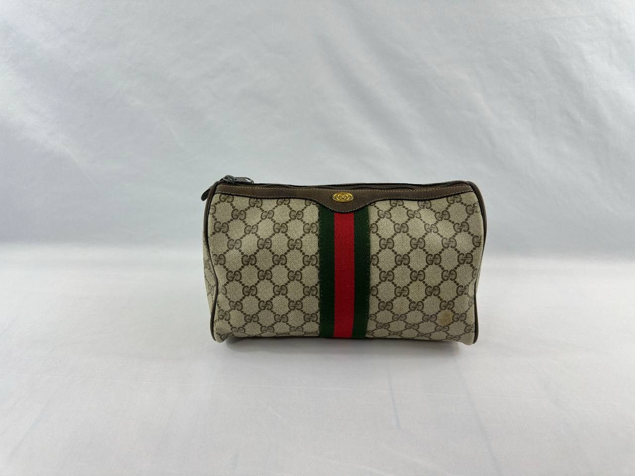 Gucci Vintage Gucci GG Supreme Web Cosmetic Bag Size ONE SIZE - 1 Thumbnail