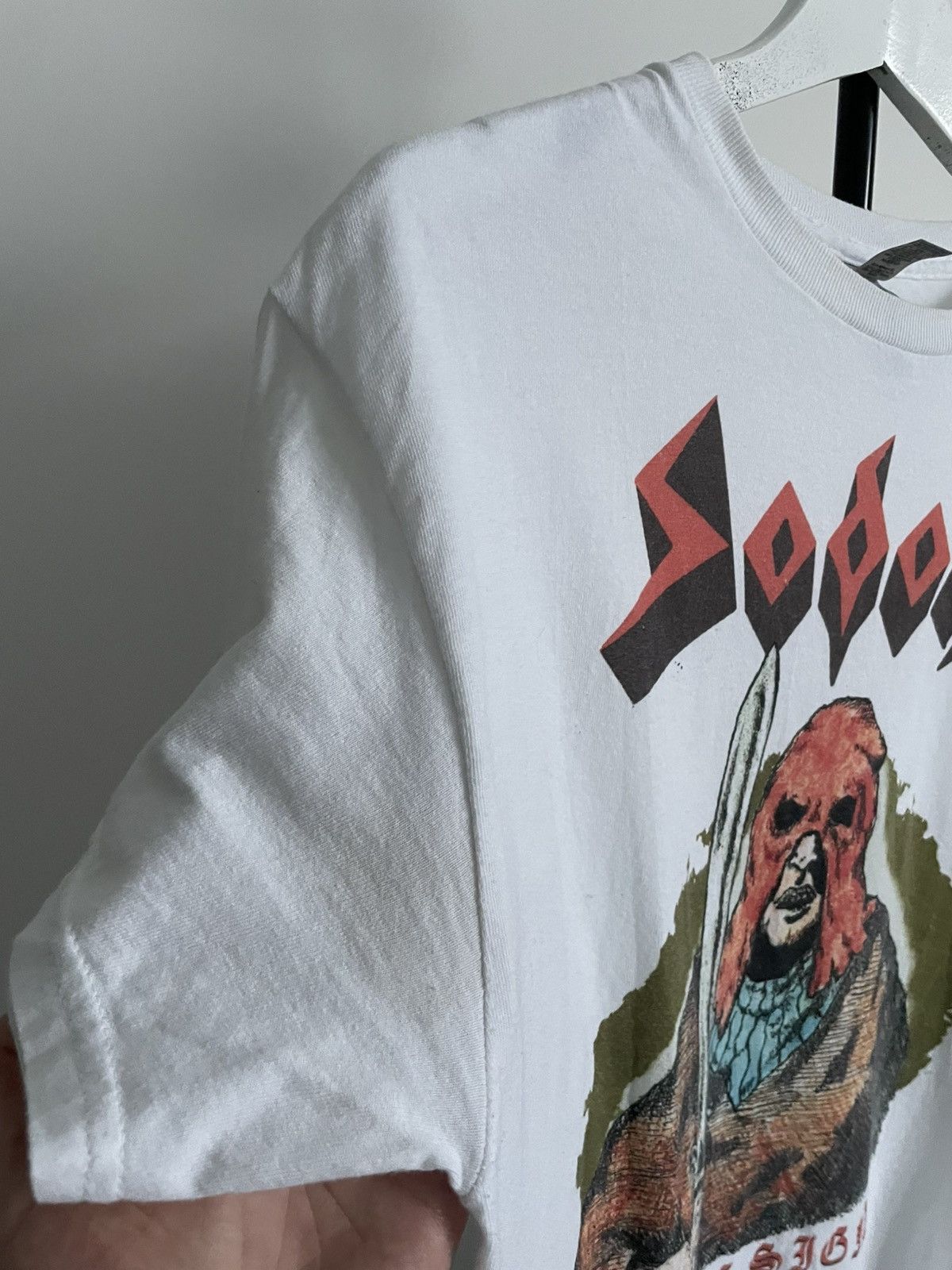 Band Tees Vintage Sodom “In The Sing Of Evil” T-Shirt Band Y2K RARE Size US M / EU 48-50 / 2 - 4 Thumbnail