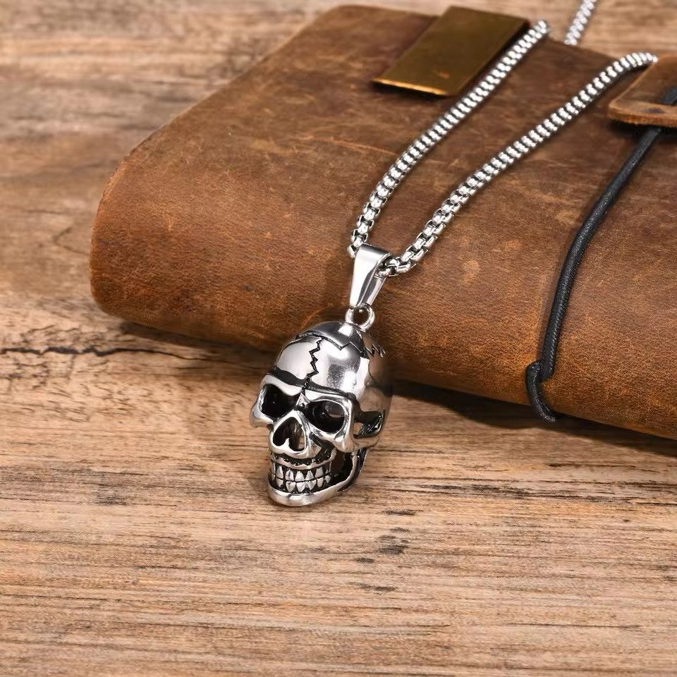 Other Punk Skull Pendant Necklace Size ONE SIZE - 3 Thumbnail