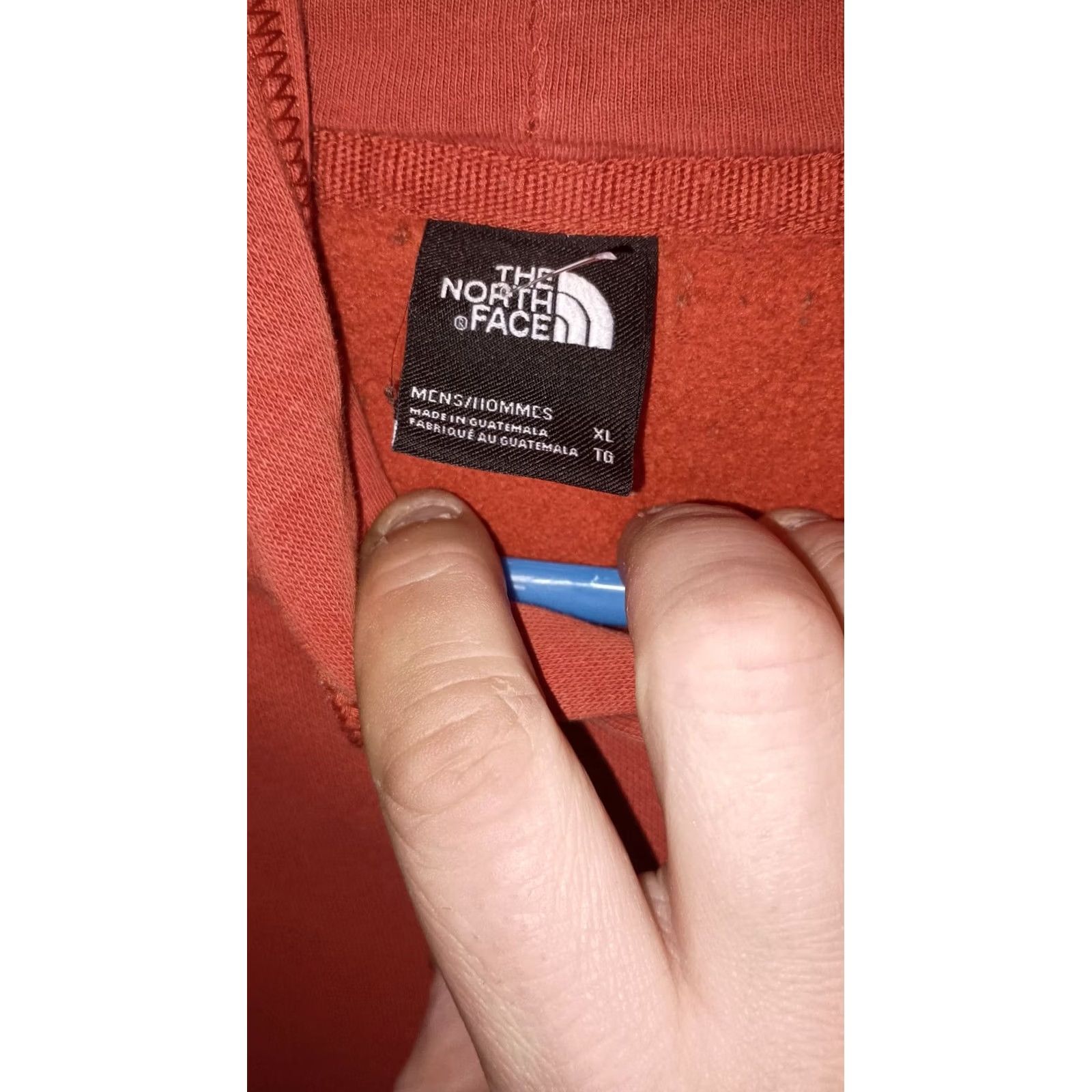 The North Face The North Face Hoodie Pullover Burnt Orange Mens Sz XL Never Stop Size US XL / EU 56 / 4 - 3 Thumbnail