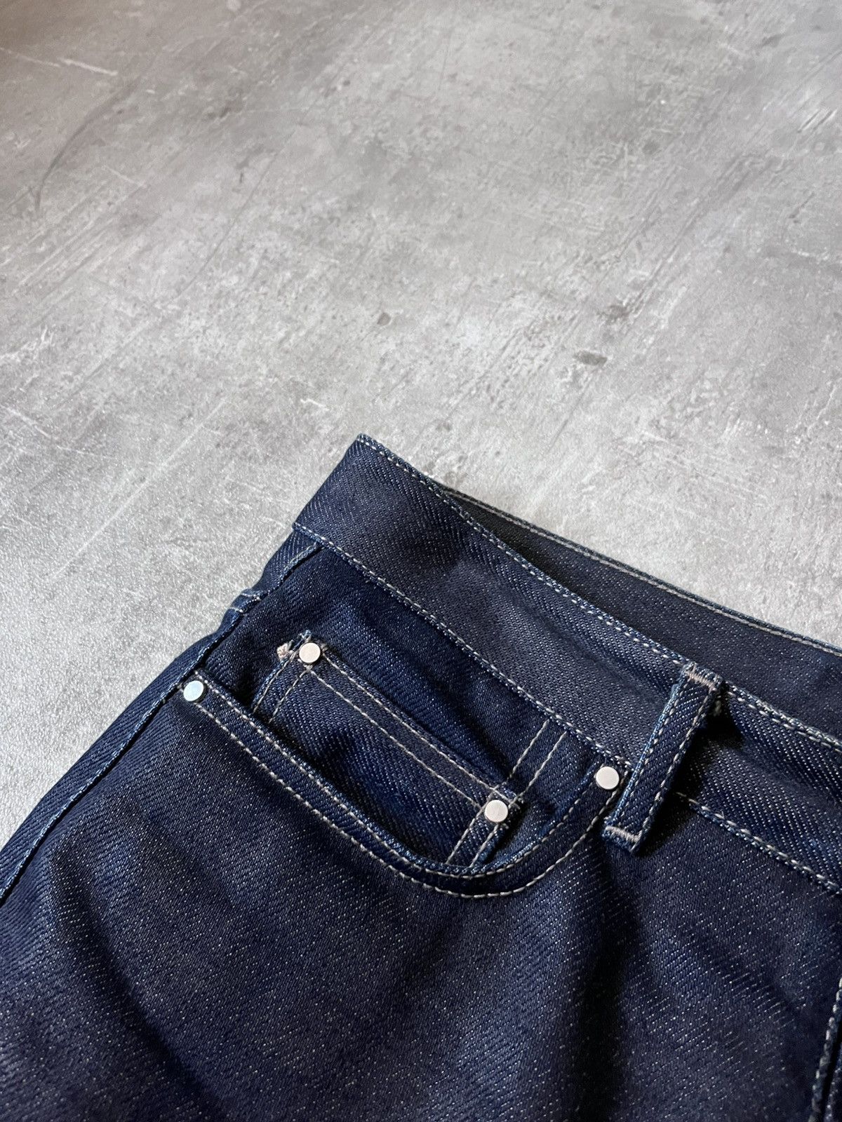 Rick Owens Rick Owens F/W 18 Sisyphus selvedge denim jeans navy Size US 31 - 7 Thumbnail