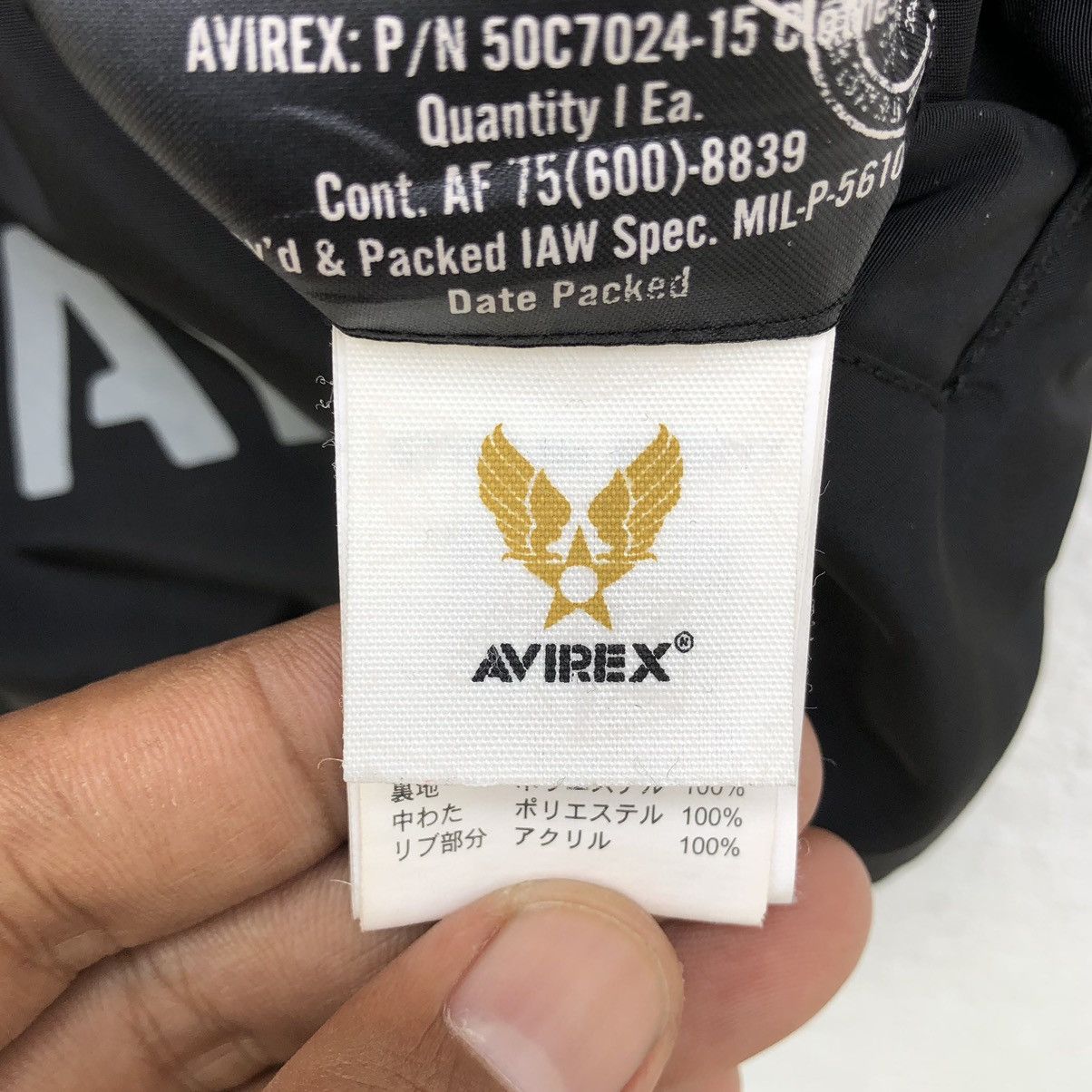 Avirex Avirex U.S.Air Force USAF Ma-1 Flight Bomber Jacket Size US M / EU 48-50 / 2 - 19 Thumbnail