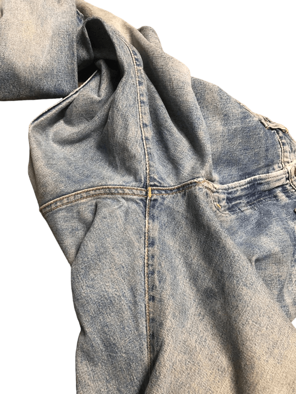 Edwin Vintage EDWIN 505x Selvegde Orange Tag Distressed Size US 31 - 19 Thumbnail