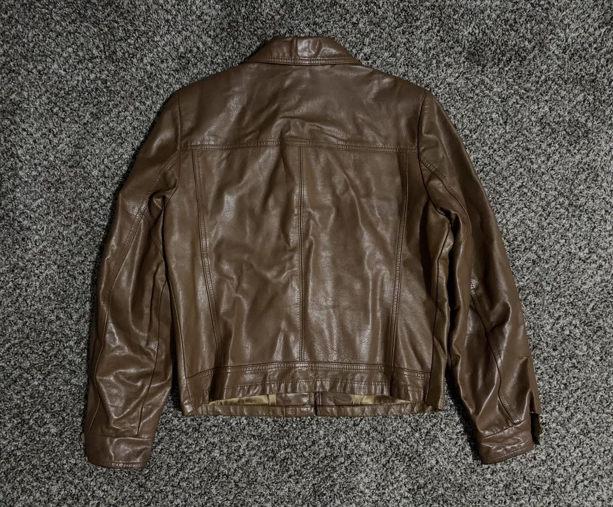 Vintage Vintage Silton California Genuine Brown Leather Jacket Size US S / EU 44-46 / 1 - 3 Thumbnail