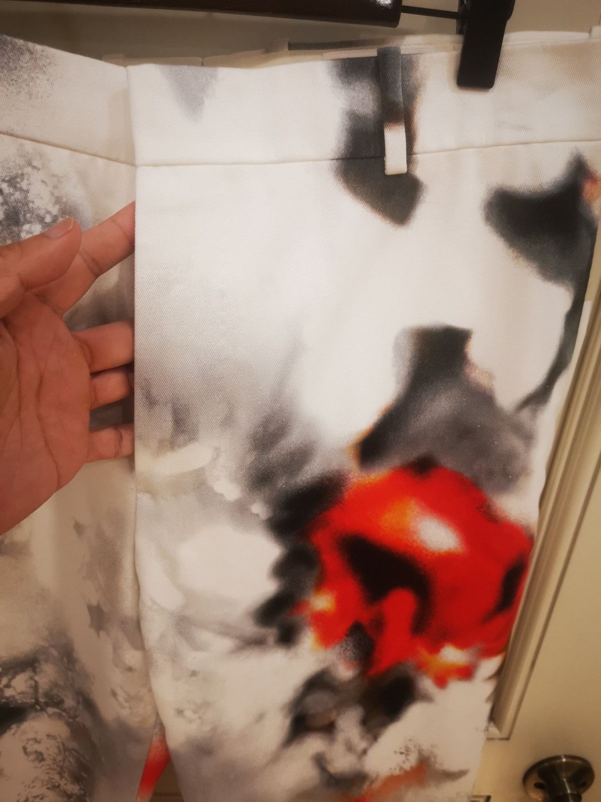 Alexander McQueen obscured flower print pants size48 Size US 31 - 4 Thumbnail