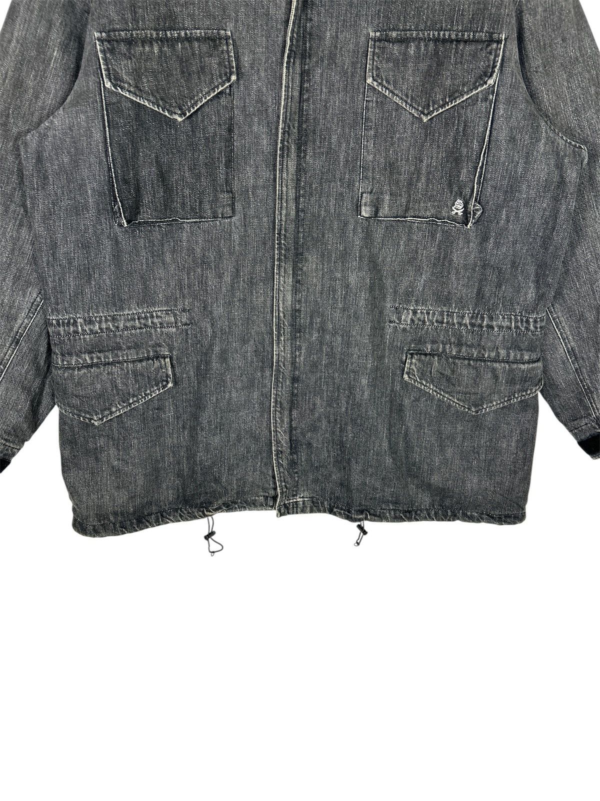 Swagger Vntage SWAGGER Denim Jacket Black Washed Japanese Streetwear Size US XL / EU 56 / 4 - 5 Thumbnail