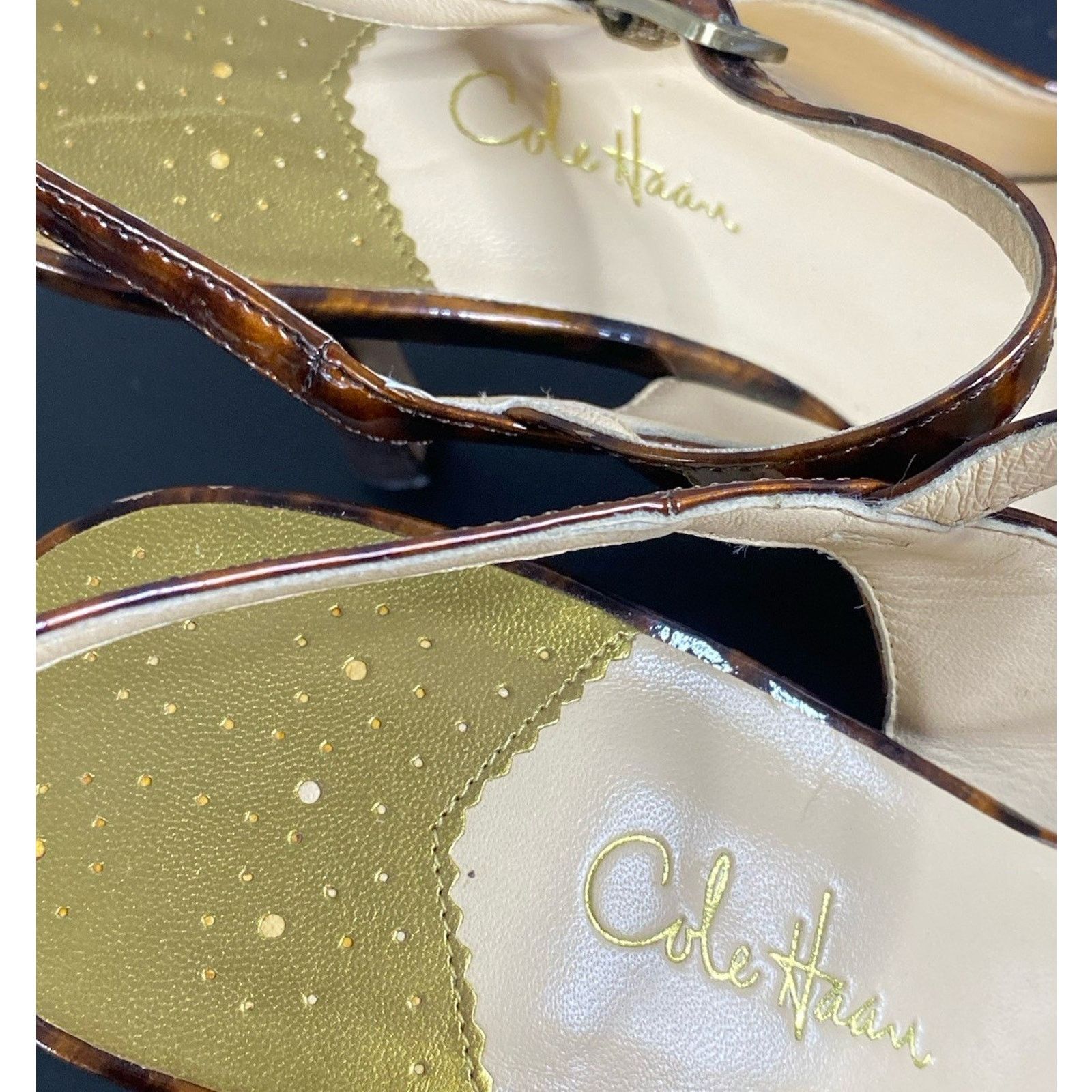 Cole Haan Cole Haan Women High Heels D8 D26187/ Size 9.5 Faux Tortoise Size US 9.5 / IT 39.5 - 4 Thumbnail