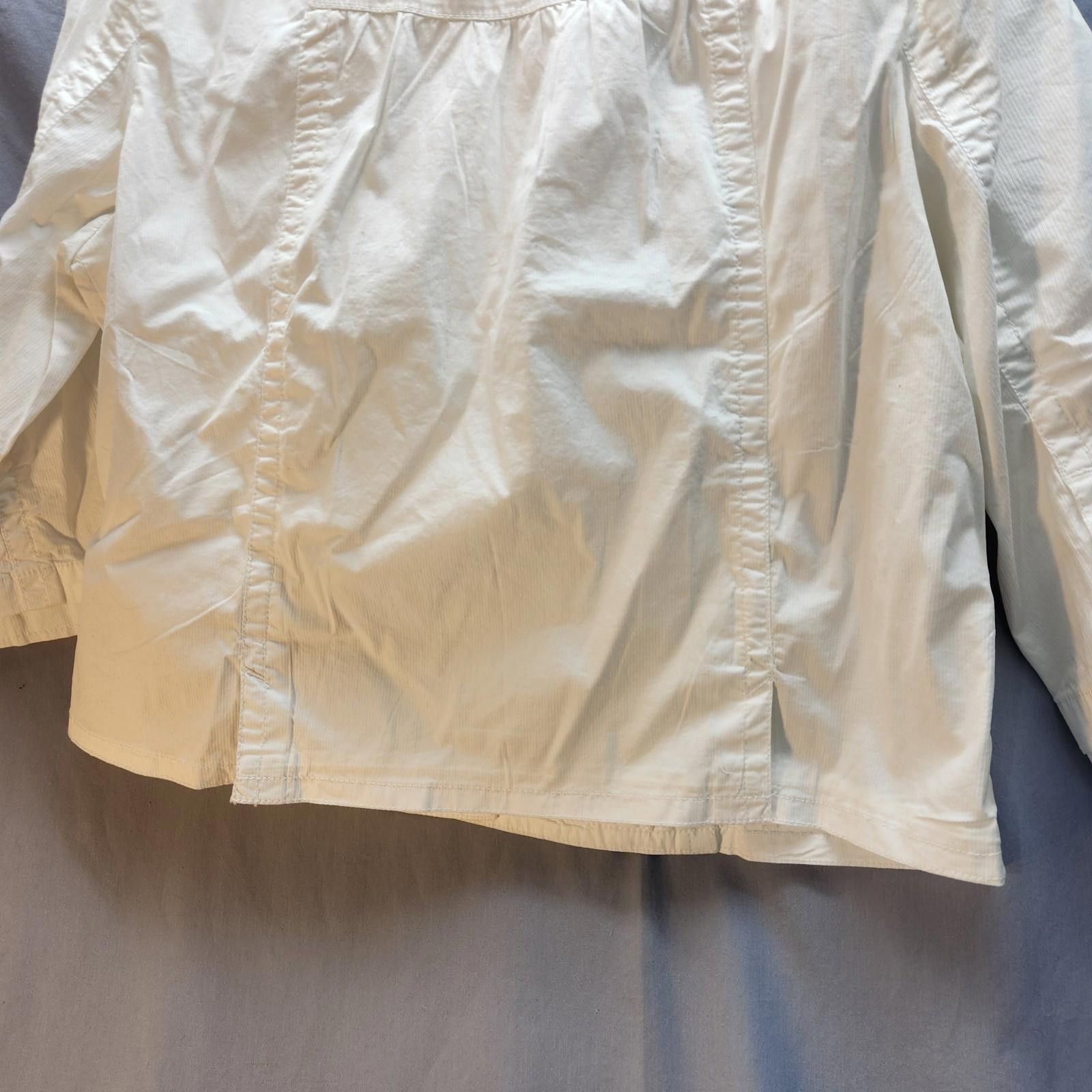 Eddie Bauer Eddie Bauer White Cotton Blend Jacket Womens Size XL Size XL / US 12-14 / IT 48-50 - 8 Thumbnail