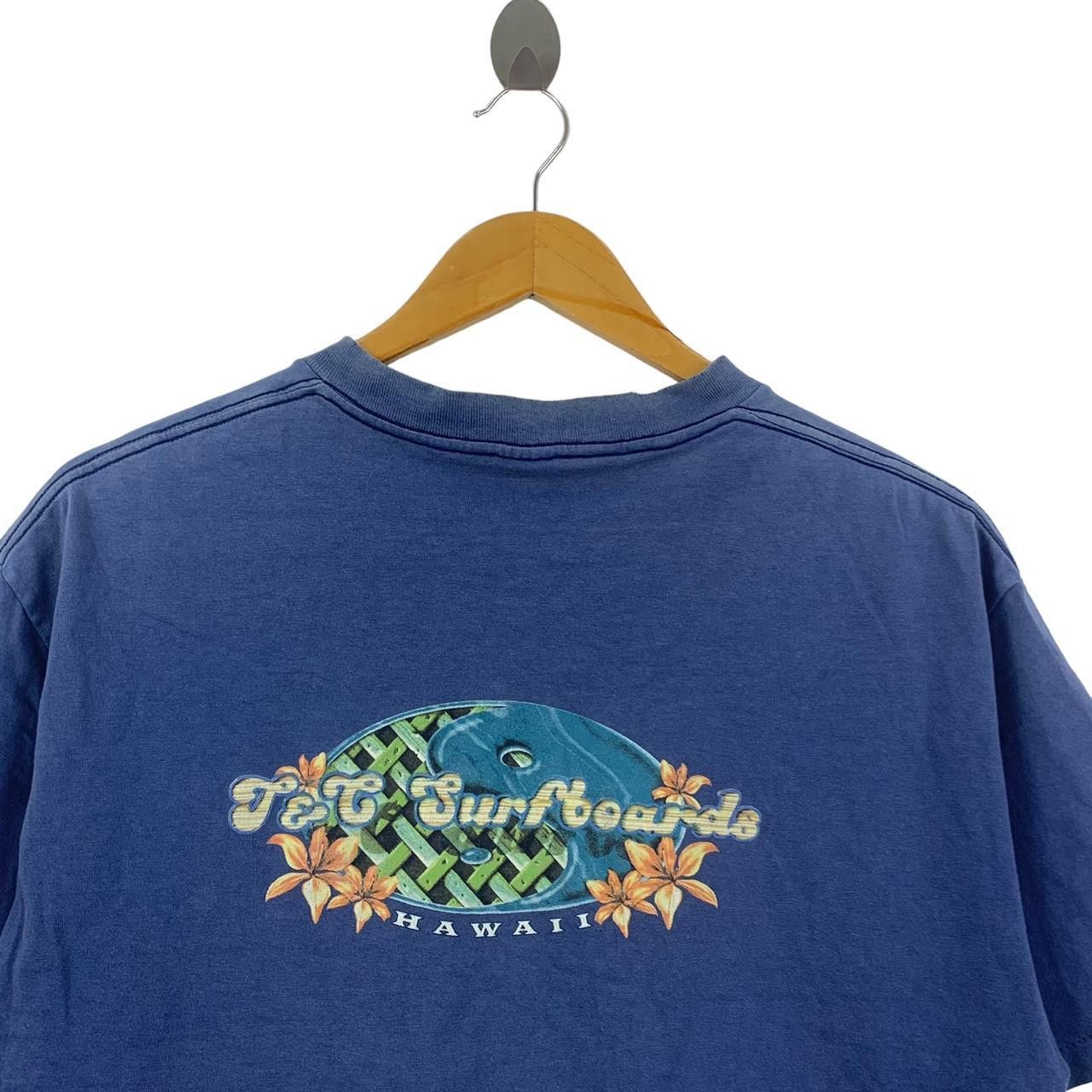 Vintage Vintage 90’ T&C SURFBOARD HAWAII Tee Shirt Top Made In USA Size US L / EU 52-54 / 3 - 6 Thumbnail