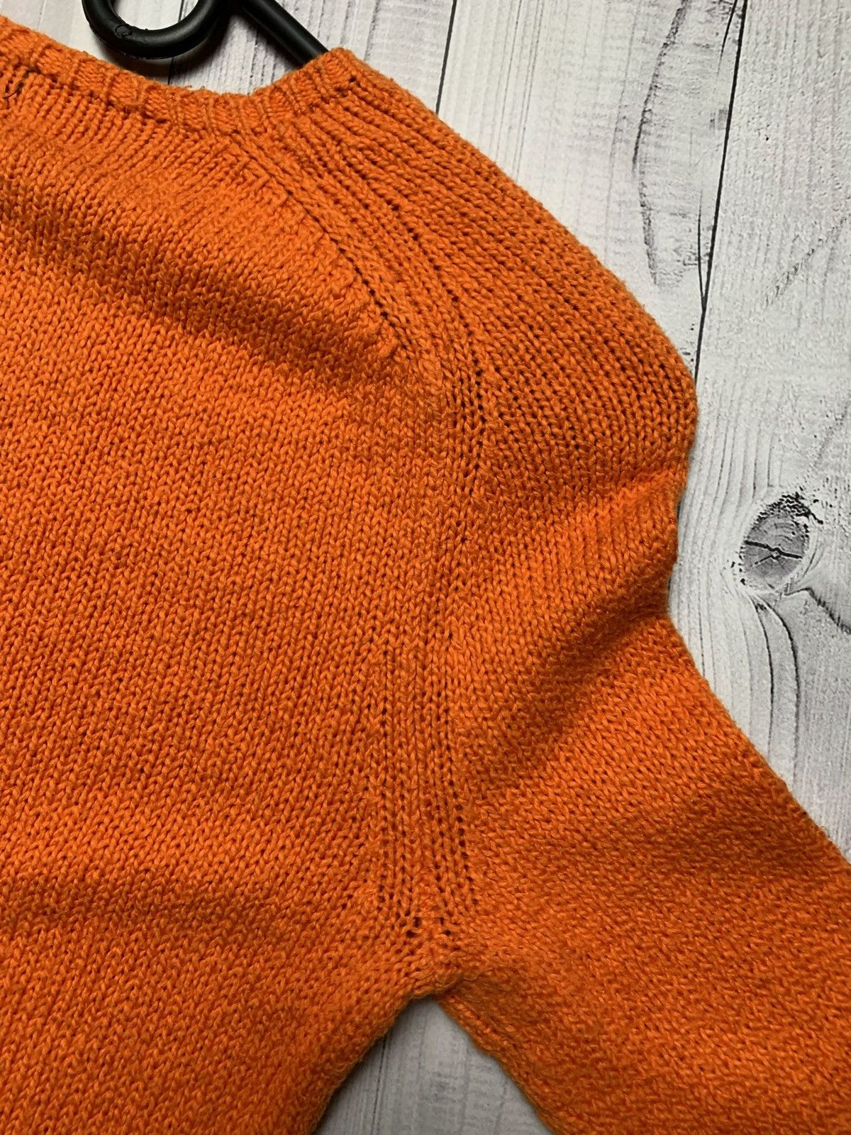 Polo Ralph Lauren × Vintage Vintage polo Ralph Lauren orange sweater Avant-garde Size S Size S / US 4 / IT 40 - 11 Thumbnail