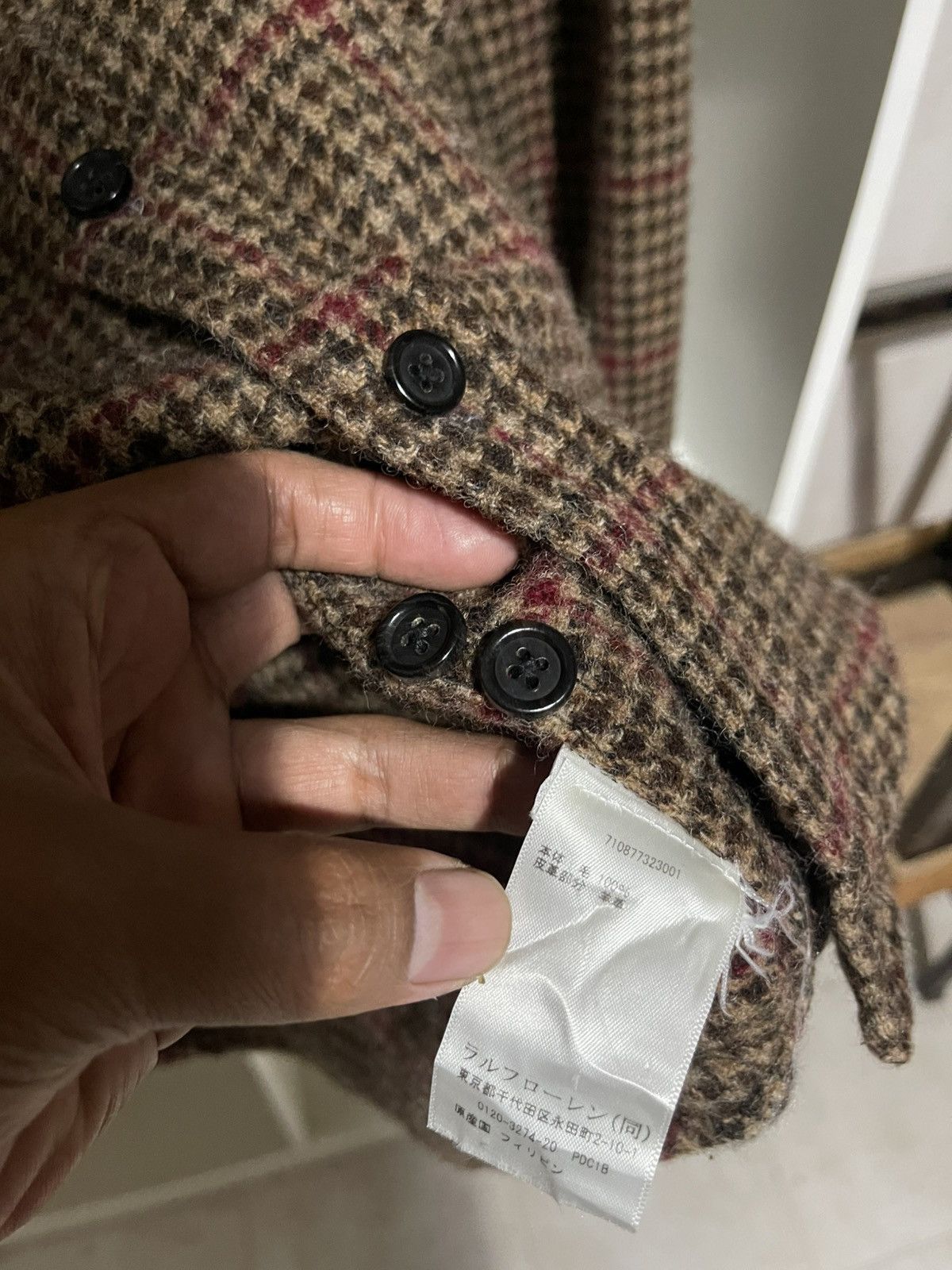Polo Ralph Lauren Suede-Patch Shetland Wool Overshirt Size US XS / EU 42 / 0 - 6 Thumbnail