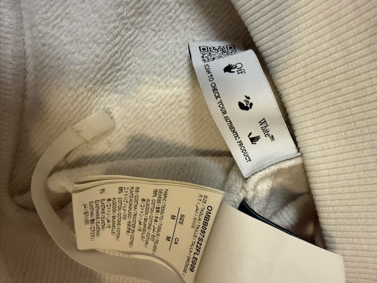 Off-White Off white hoodie in white NY exclusive Size US M / EU 48-50 / 2 - 7 Thumbnail