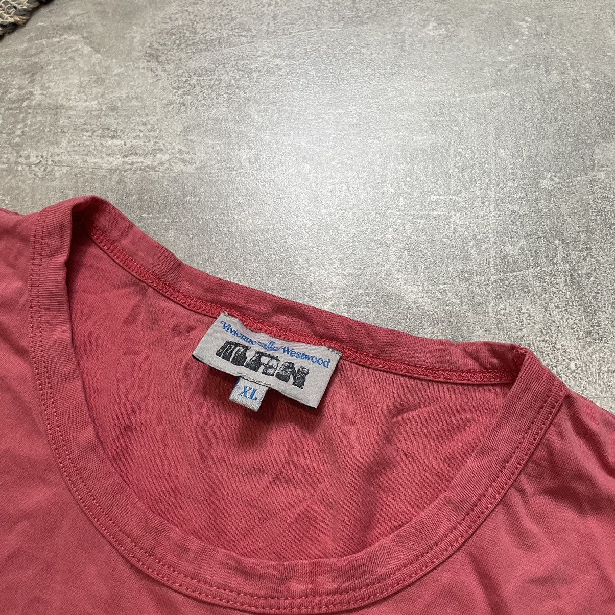 Affliction × Vivienne Westwood VIVIENNE Westwood pink tee shirt old chrome cyber big logo Size US XL / EU 56 / 4 - 4 Thumbnail