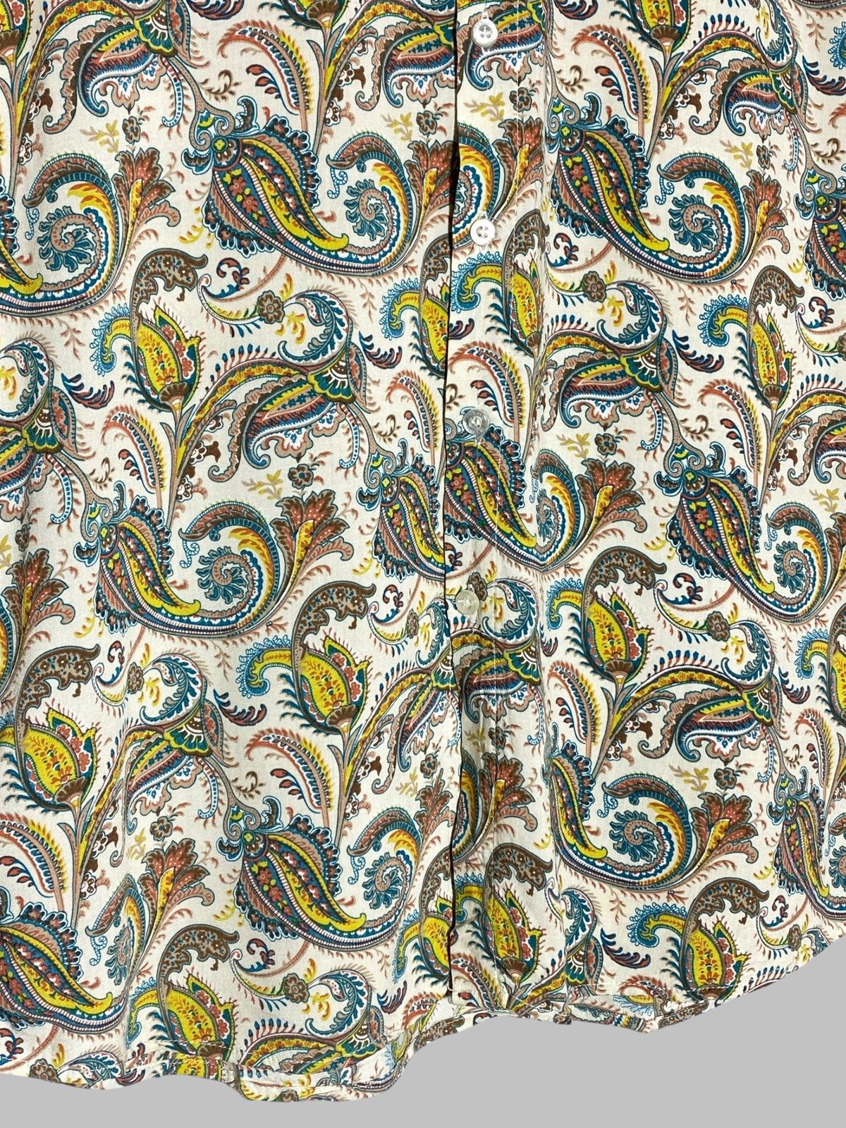 Etro Etro Milano Paisley Pattern All Over Print Button Up Shirt Size US XL / EU 56 / 4 - 4 Thumbnail