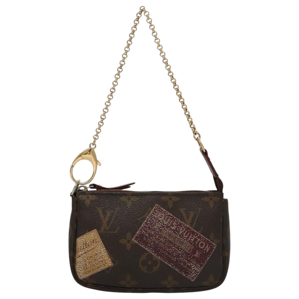 Louis Vuitton Pochette Accessoire Brown Canvas Clutch Bag (Pre-Owned) Size ONE SIZE - 1 Thumbnail