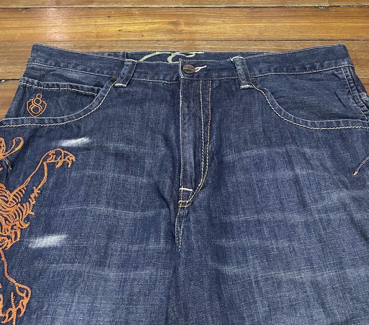 Vintage Very Rare Vintage Eight 732 Oversized Baggy Jeans 1990s Size US 40 / EU 56 - 3 Thumbnail