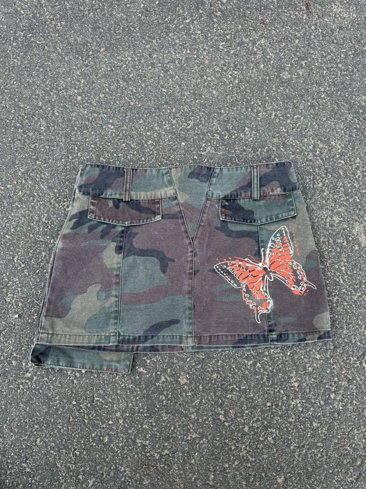 Billabong Billabong Belt Skirt y2k camo mini fisbone affliction jnco Size 26" / US 2 / IT 38 - 6 Thumbnail
