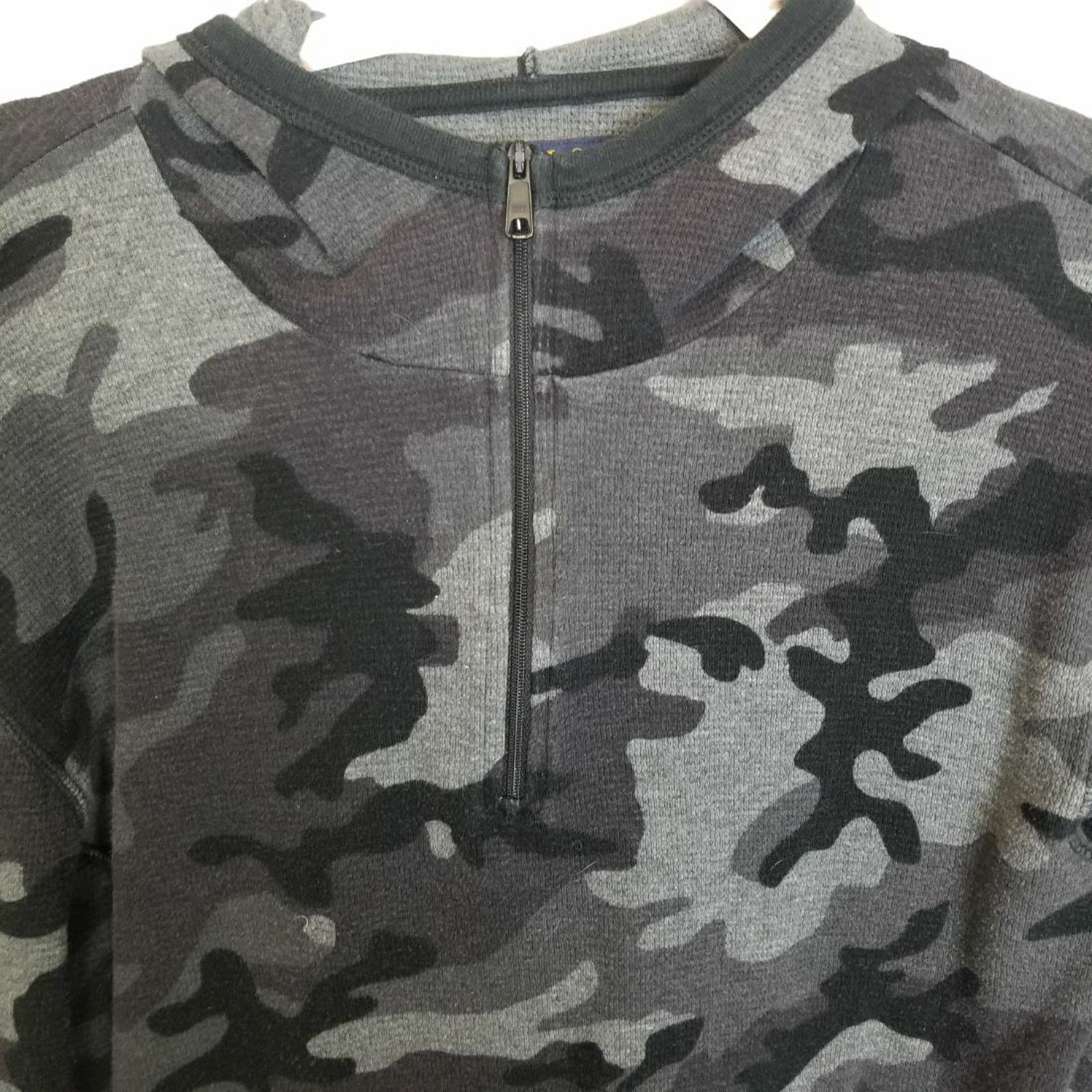 Polo Ralph Lauren Polo Ralph Lauren Mens Camo Hooded Thermal Shirt Size M Size US M / EU 48-50 / 2 - 2 Thumbnail