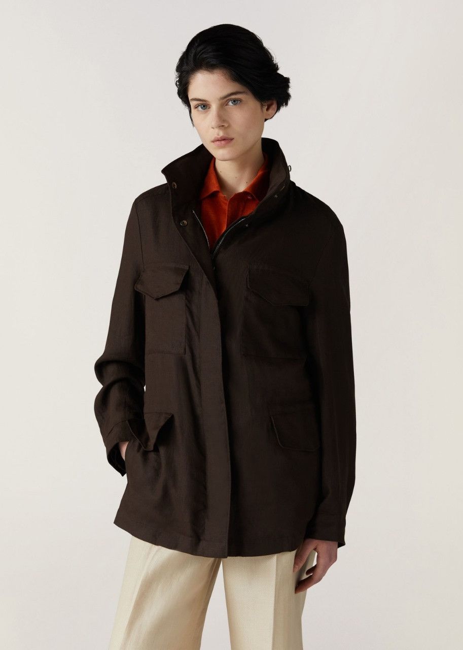 Loro Piana o1srvl11e0424 Jacket in Black Size S / US 4 / IT 40 - 2 Thumbnail