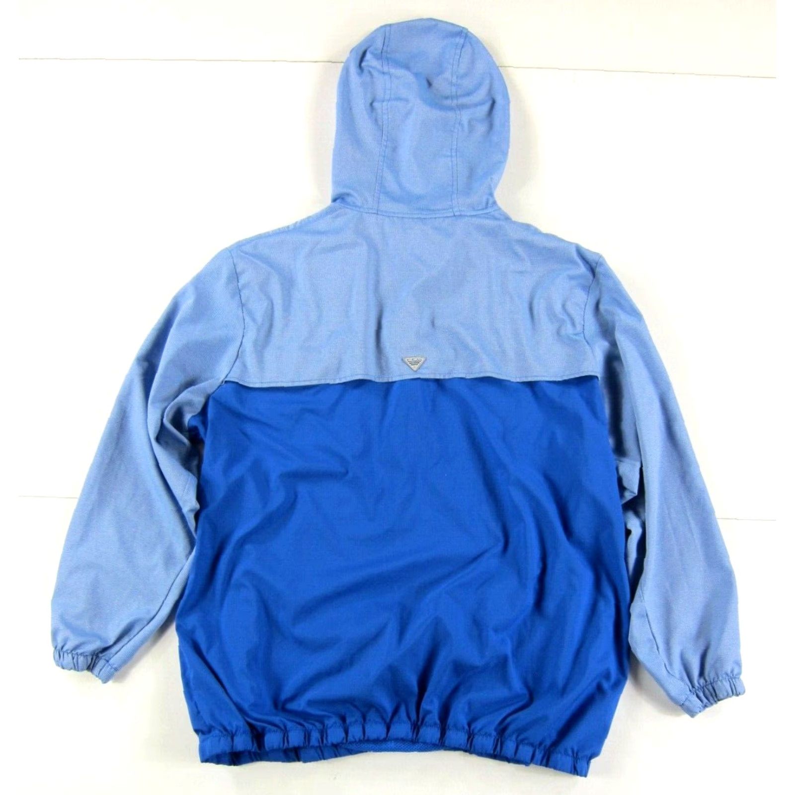 Vintage Columbia Blue Lightweight Zip Pocket Windbreaker Pullover Jacket 1X Women Windbreaker Jacket Columia (adjusted?) Size XL / US 12-14 / IT 48-50 - 2 Thumbnail