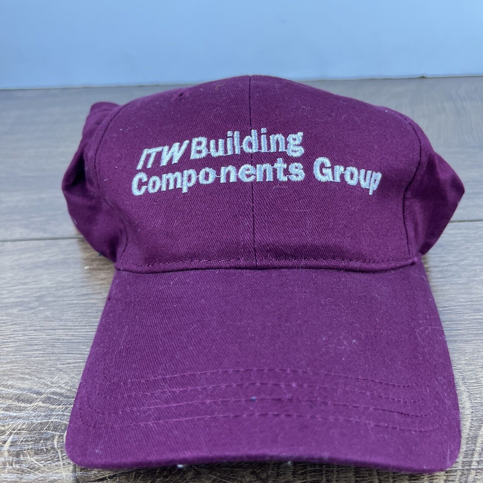 Other ITW Building Componets Group Hat Maroon Adjustable Hat Adult Size ONE SIZE - 1 Thumbnail