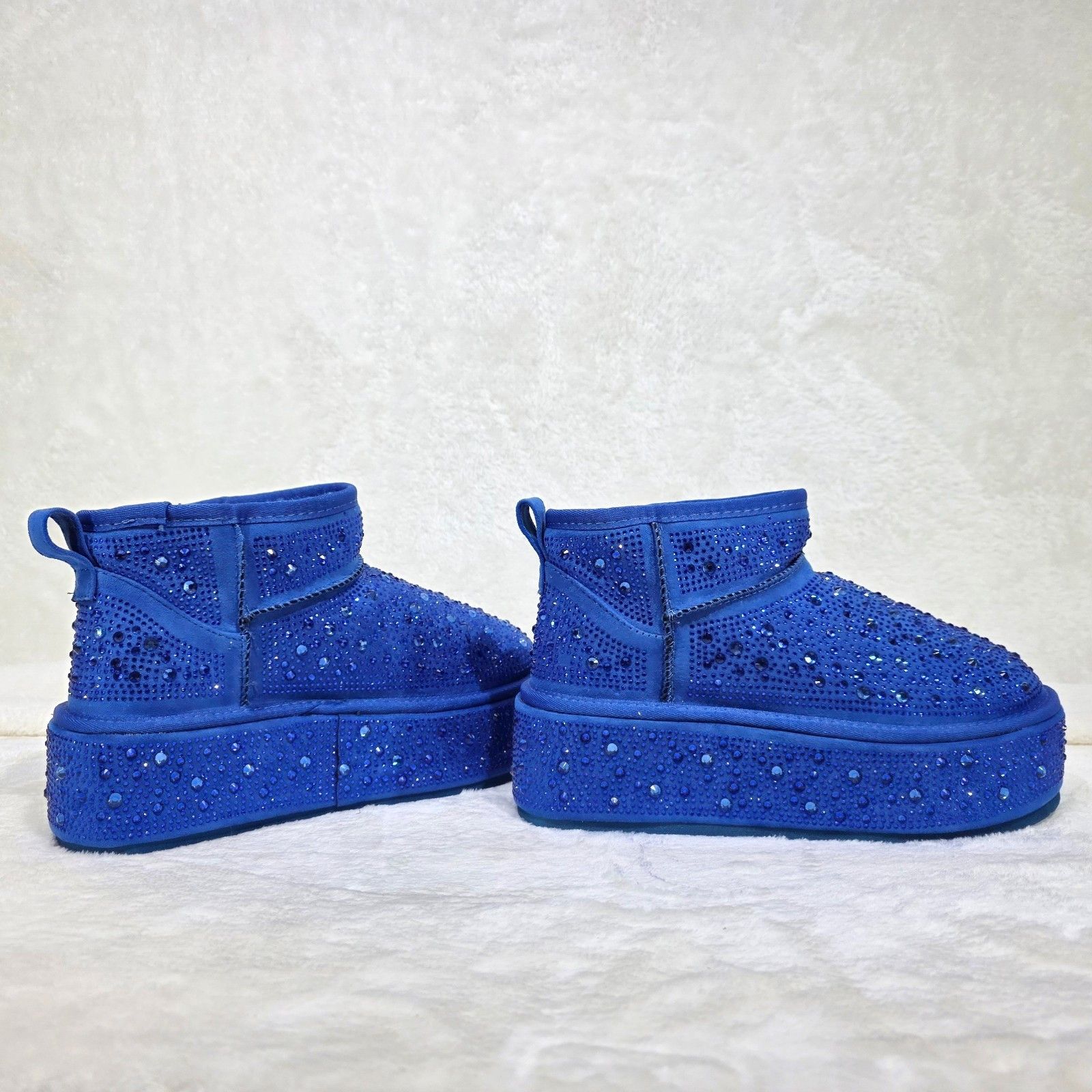 Other Ego Flashy fx Fur Lined Winter Platform Ankle Boots Bright B Size US 10 / IT 40 - 2 Thumbnail