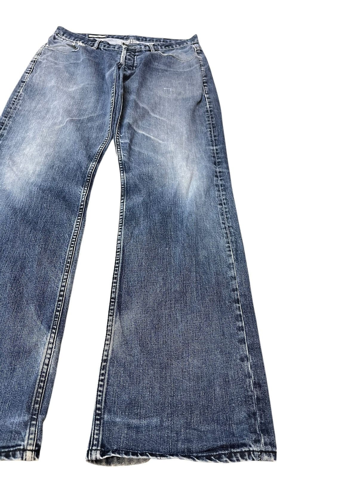 Japanese Brand Vintage RealMadHectic Faded Regular Cut Denim Size US 34 / EU 50 - 4 Thumbnail
