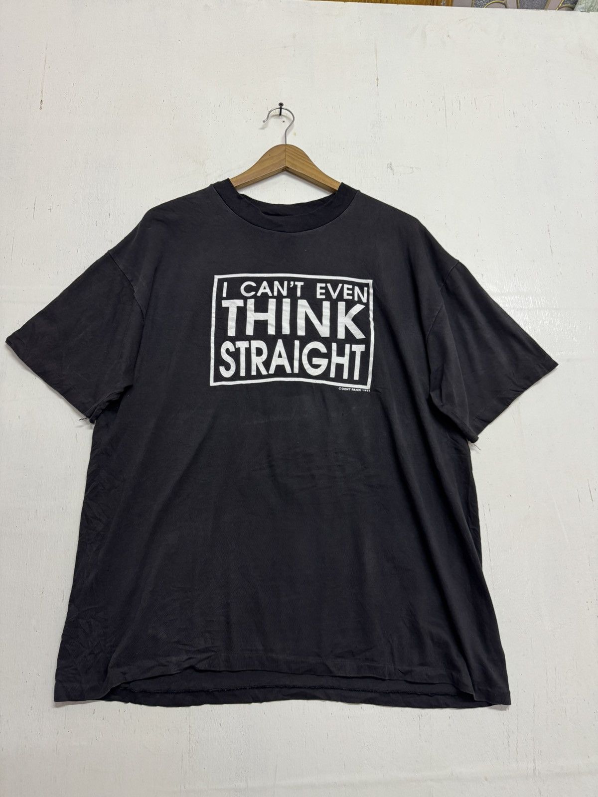 Vintage I cant Think straight vintage Size US XL / EU 56 / 4 - 3 Thumbnail