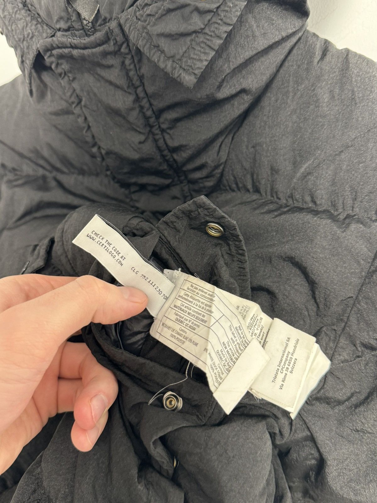 C.P. Company C.P. Company Jacket Kids Size 10 Down Black Puffer Hooded Size US XS / EU 42 / 0 - 11 Thumbnail
